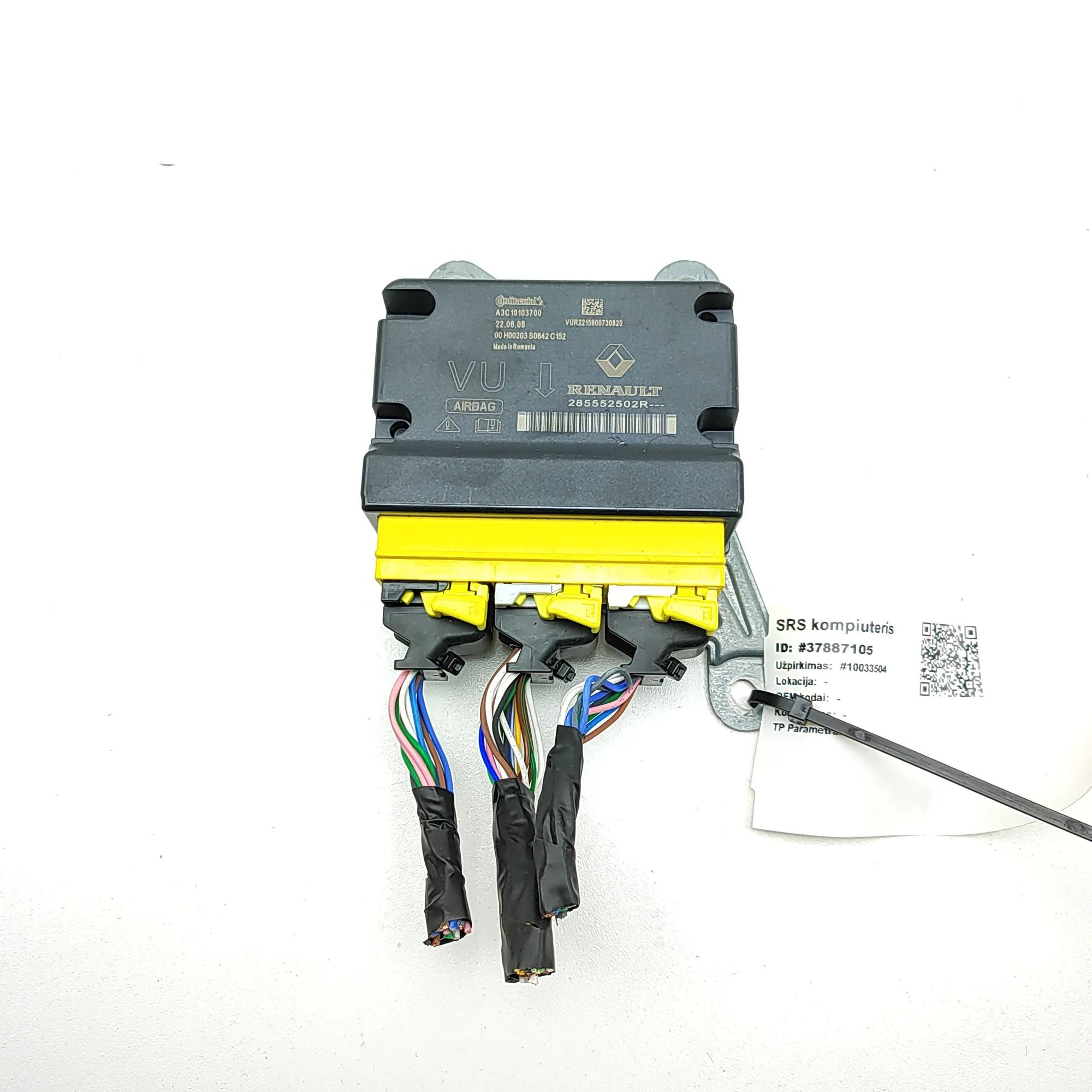 Renault Zoe SRS Control Unit