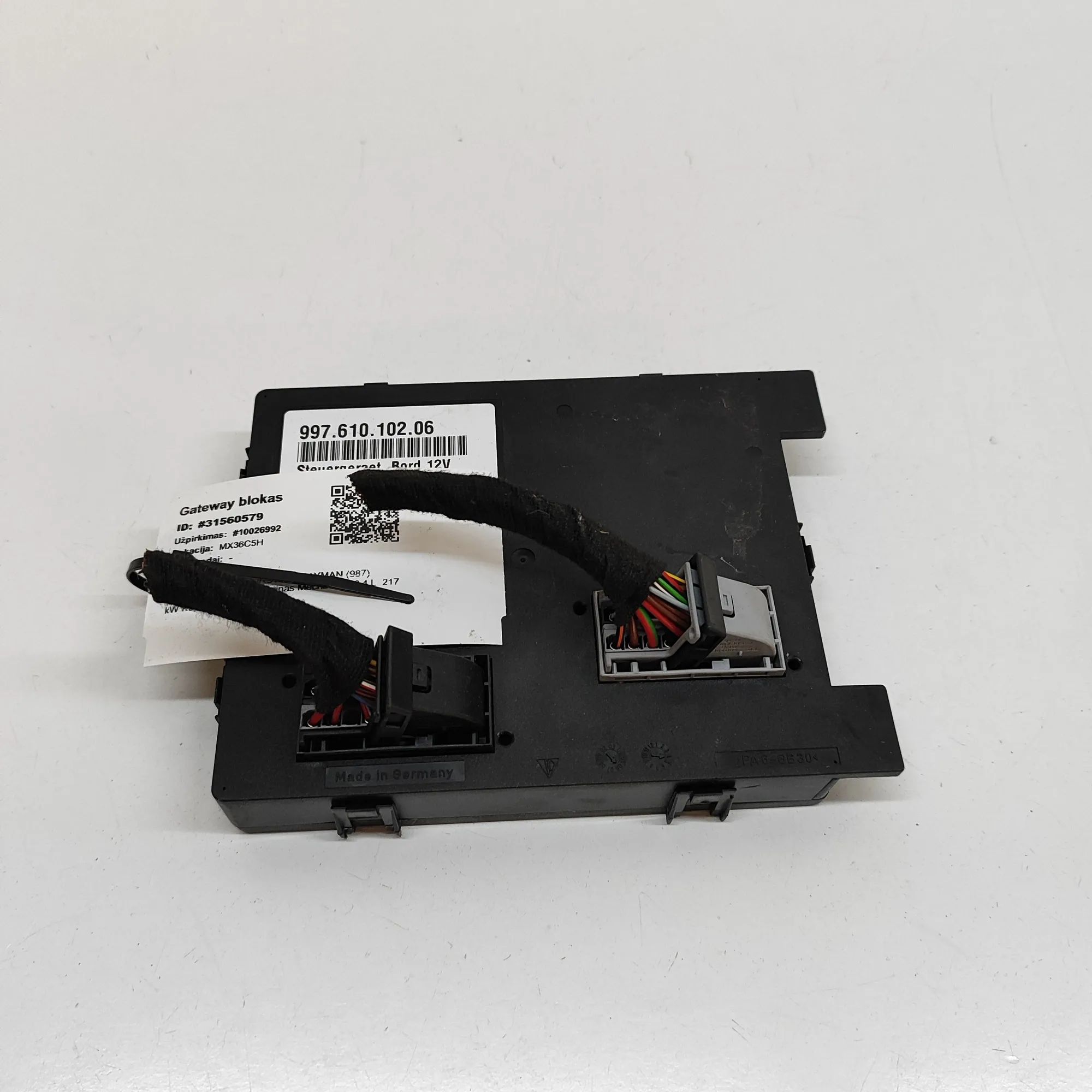 Porsche Cayman (987) Comfort Control Unit Comfort Control Unit — PORSCHE CAYMAN (987) (20...