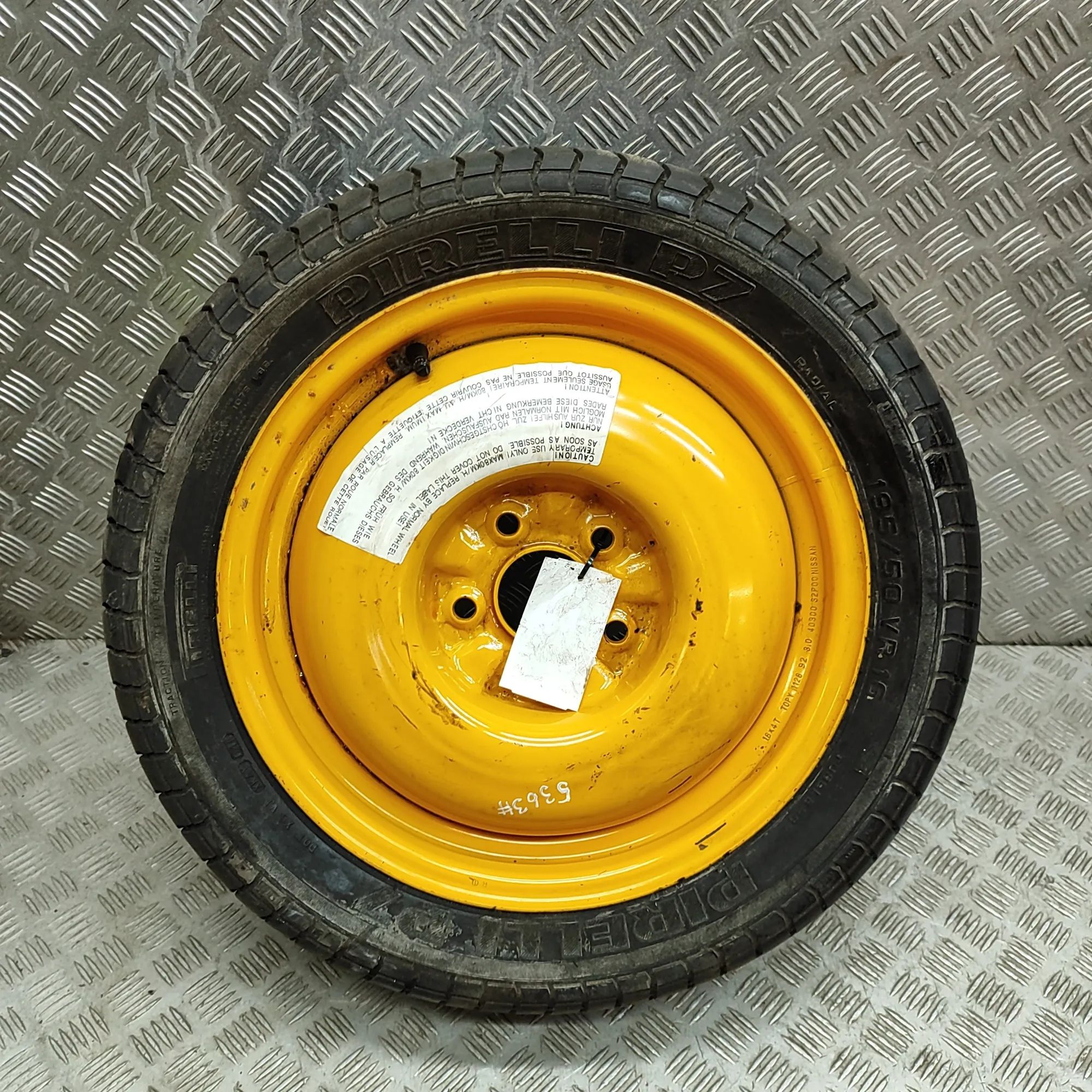 Nissan 300ZX Spare Wheel Space Saver Spare Wheel Space Saver — NISSAN 300 (ZX Cabrio...