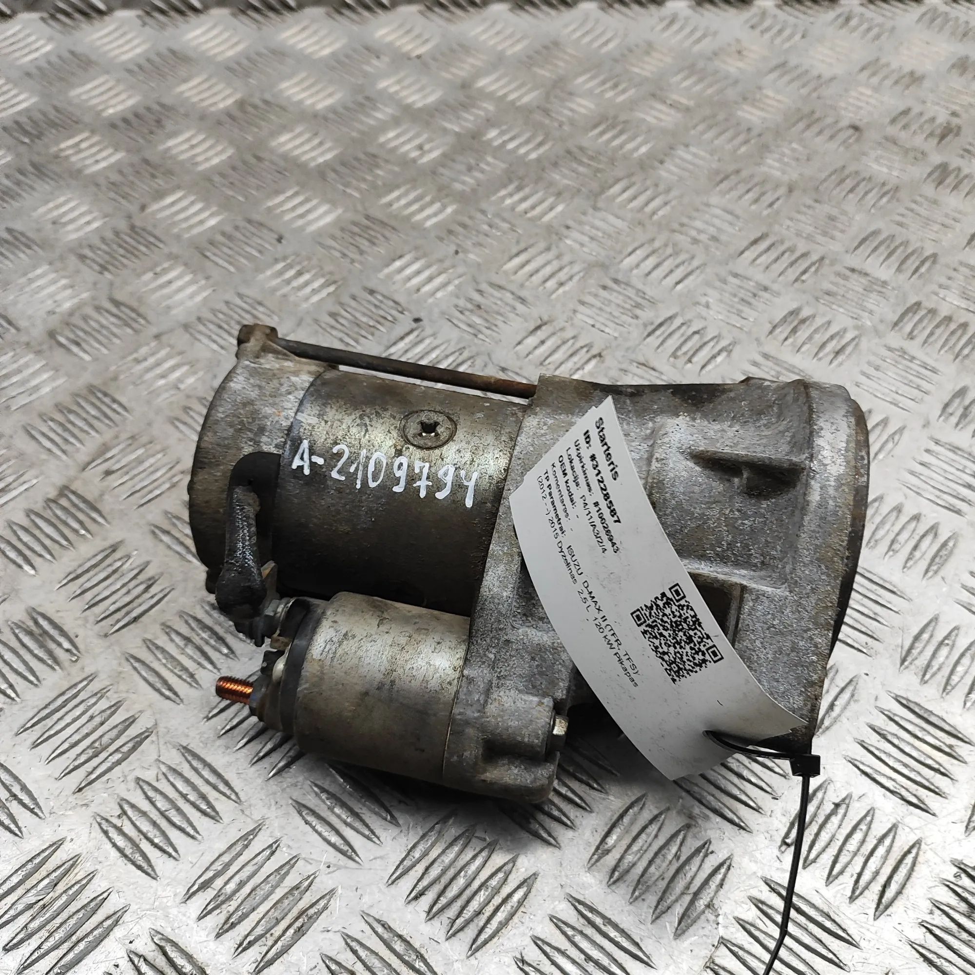Isuzu D-Max Starter Motor Starter motor — ISUZU D-MAX (II TFR, TFS) (2012...