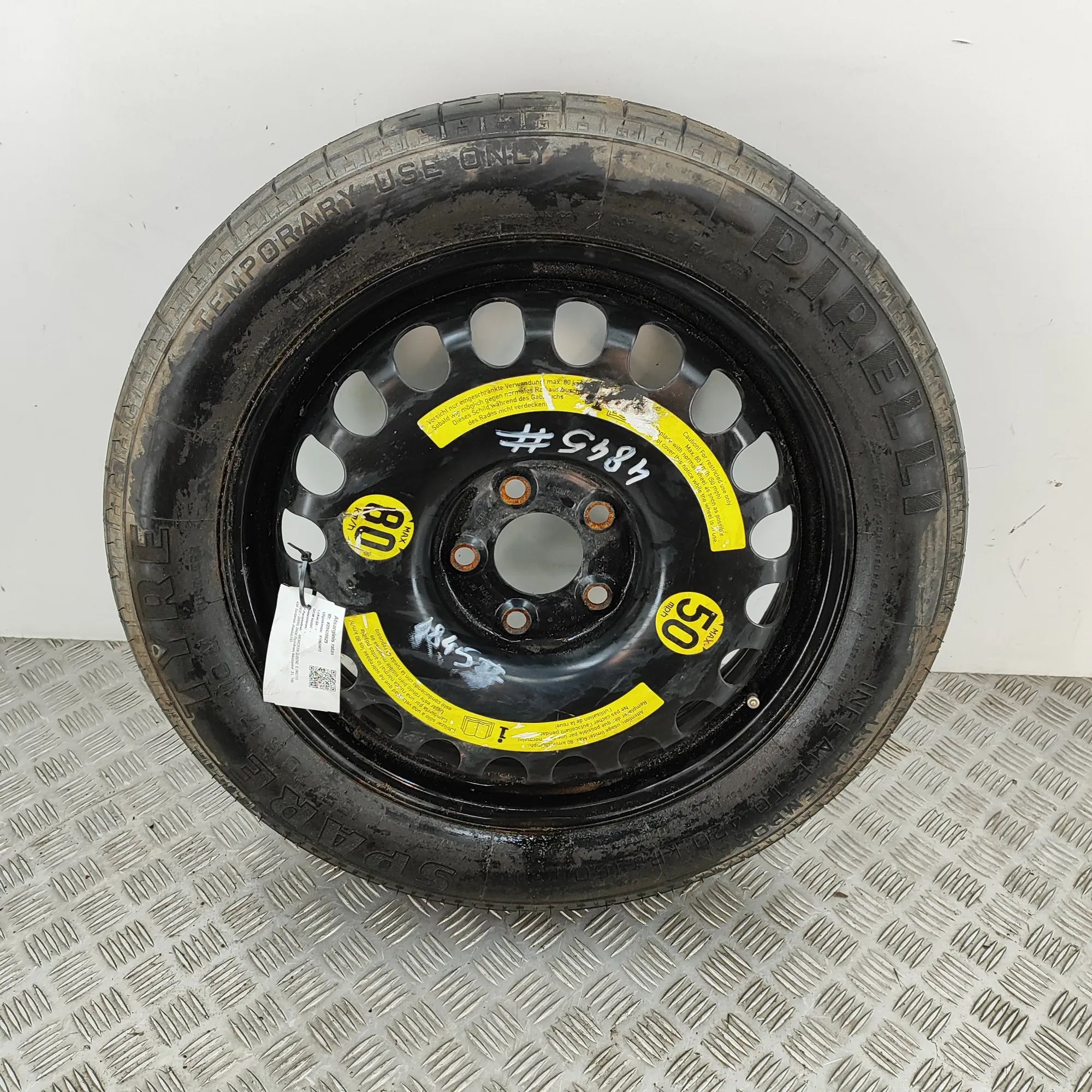 Mercedes-Benz A (W169) Spare Wheel Space Saver Spare Wheel Space Saver — MERCEDES BENZ E-CLASS...