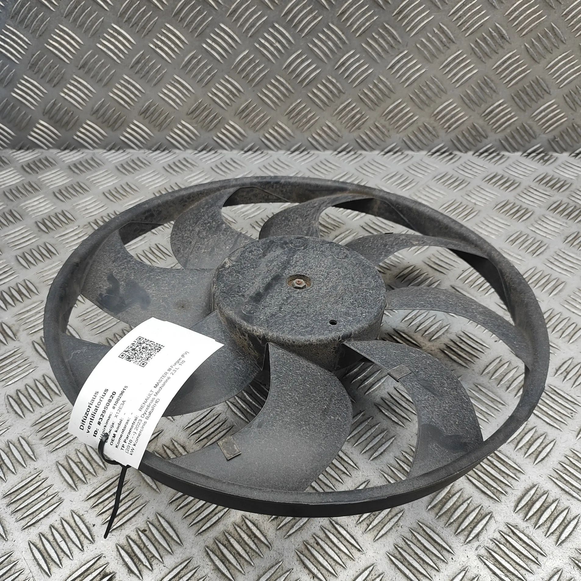 Renault Master Engine Cooling Fan Engine Cooling Fan — RENAULT MASTER (III Van FV...