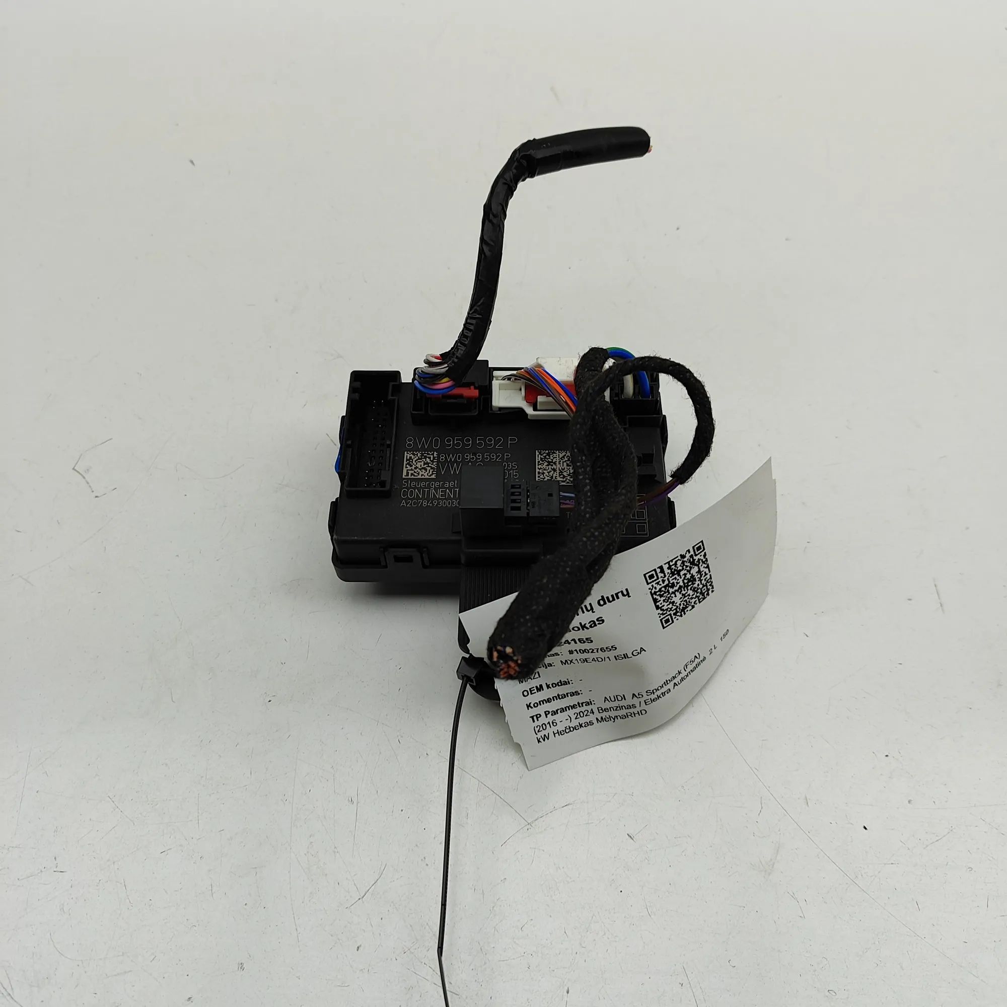 Audi A5 (B10) Door control unit — front left Door control unit — front left — AUDI A5 (Sport...
