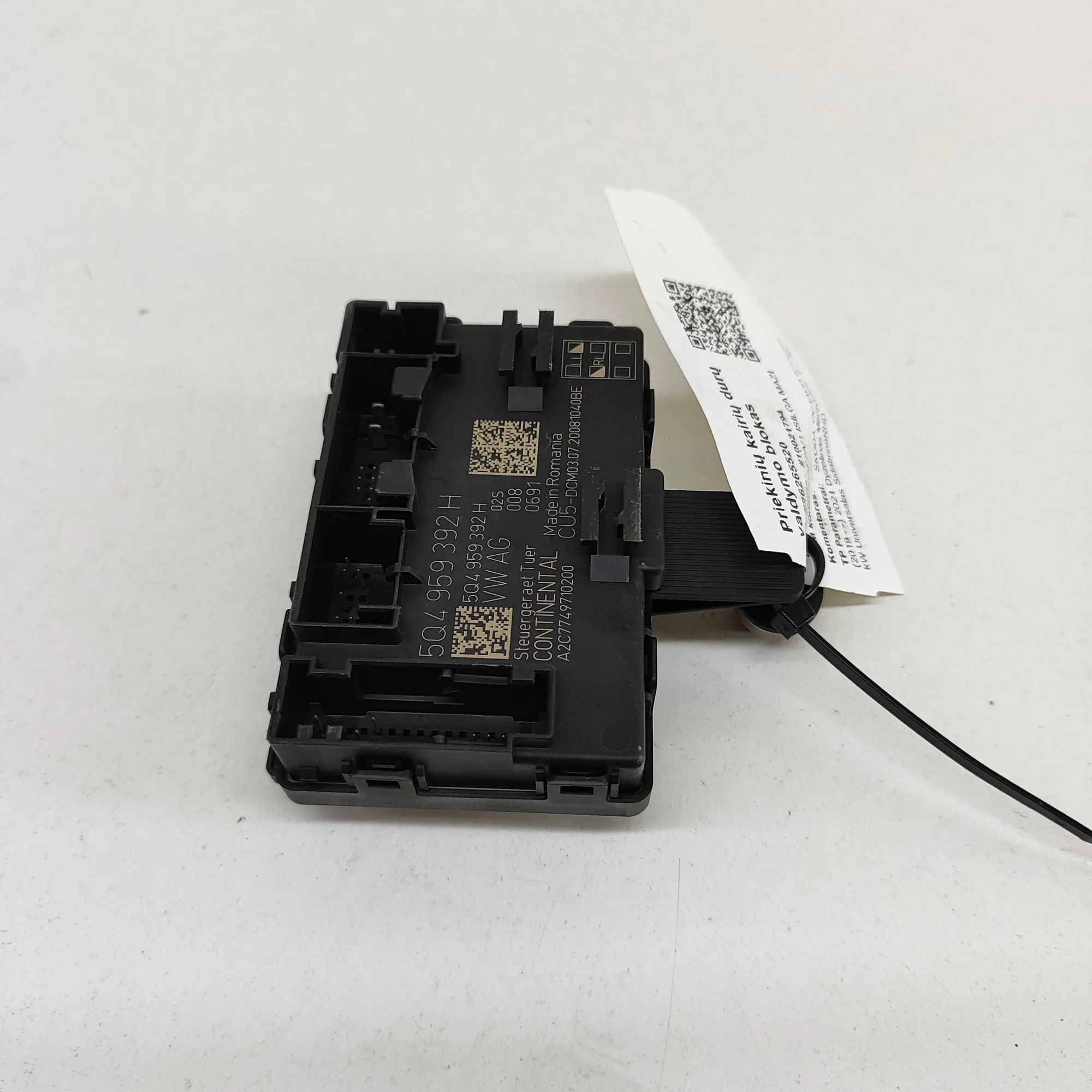 Skoda Octavia Door control unit — front left Door control unit — front left — SKODA OCTAVIA ...