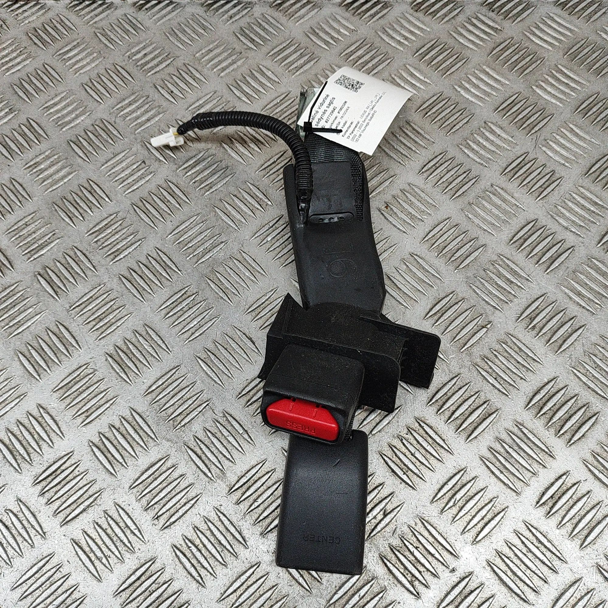 Lexus RX Rear centre seat-belt buckle Rear centre seat-belt buckle — LEXUS RX (_LA1_,...