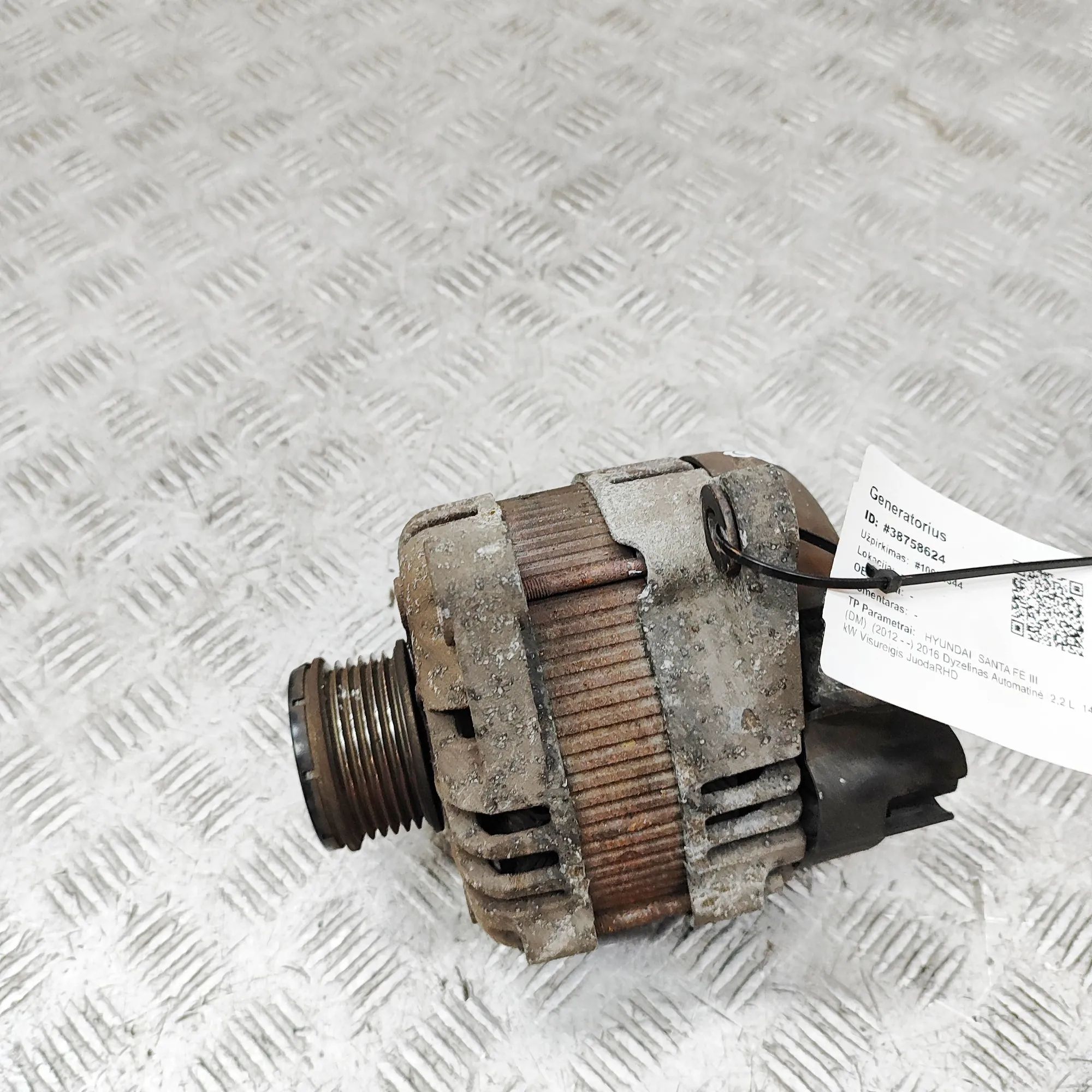 Hyundai Santa Fe Alternator Alternator — HYUNDAI SANTA (FÉ III DM) (2012-.....