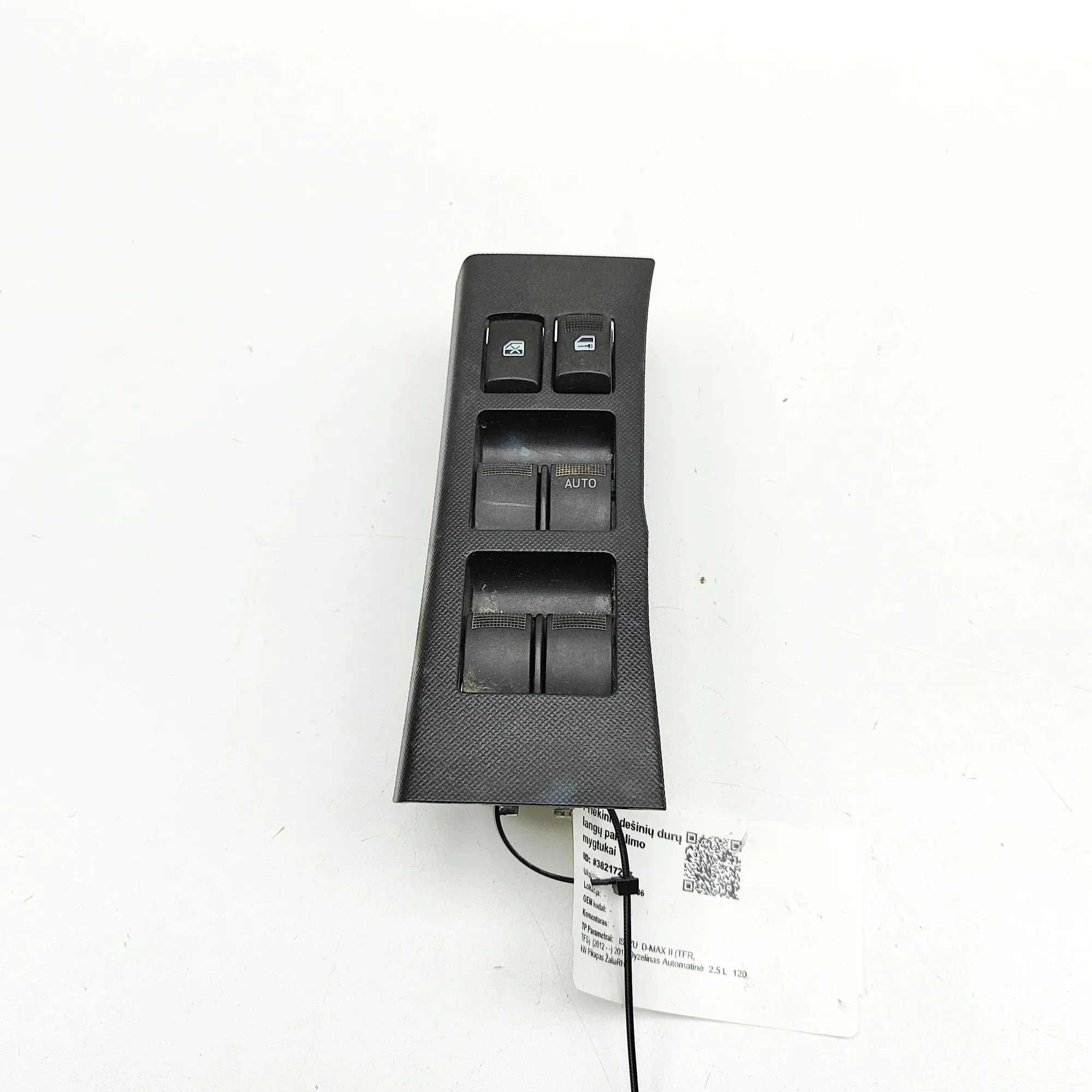 Isuzu D-Max Door window switch — front right Door window switch — front right — ISUZU D-MAX ...