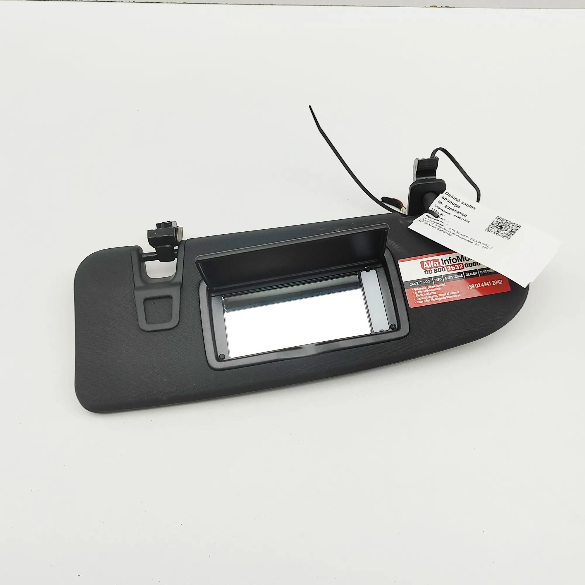 Alfa-Romeo Giulia (952) Sun visor — right Sun visor — right — ALFA ROMEO GIULIA (952_) (2...