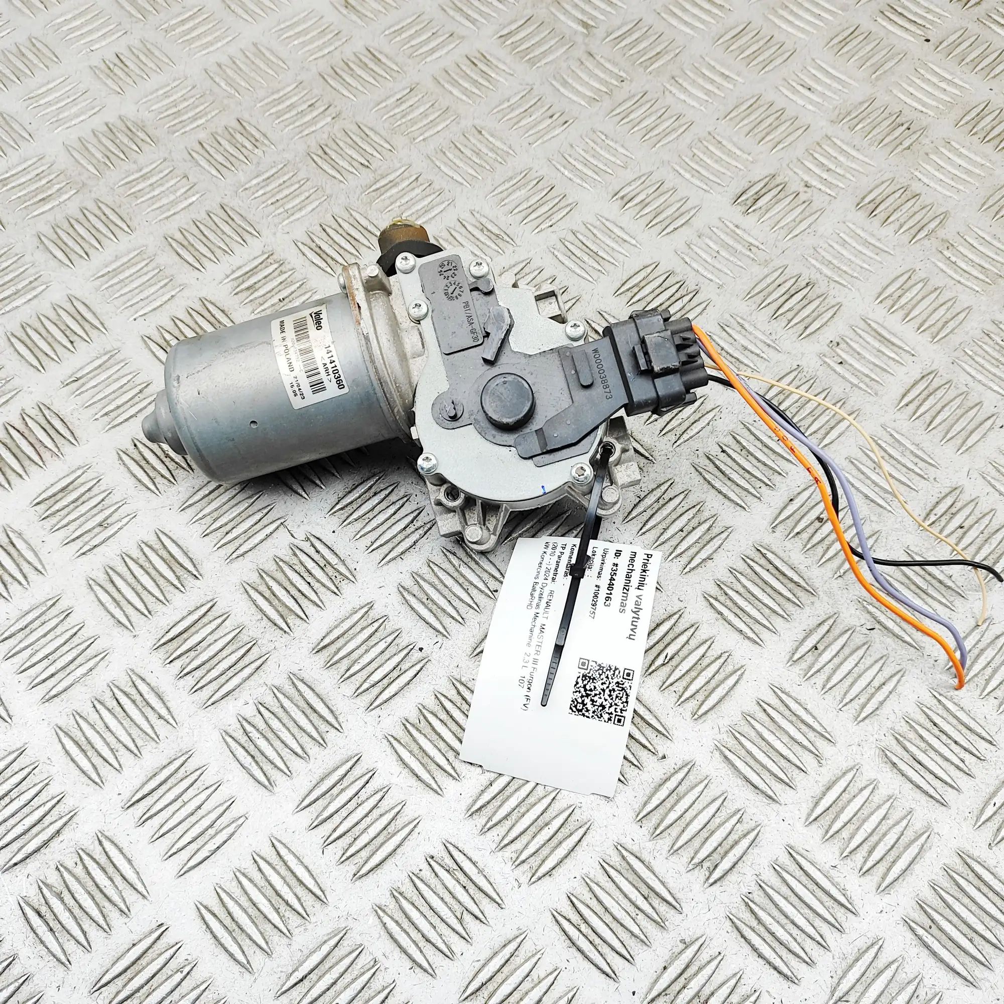Renault Master Front Windshield Wiper Mechanism Front Windshield Wiper Mechanism — RENAULT MAST...