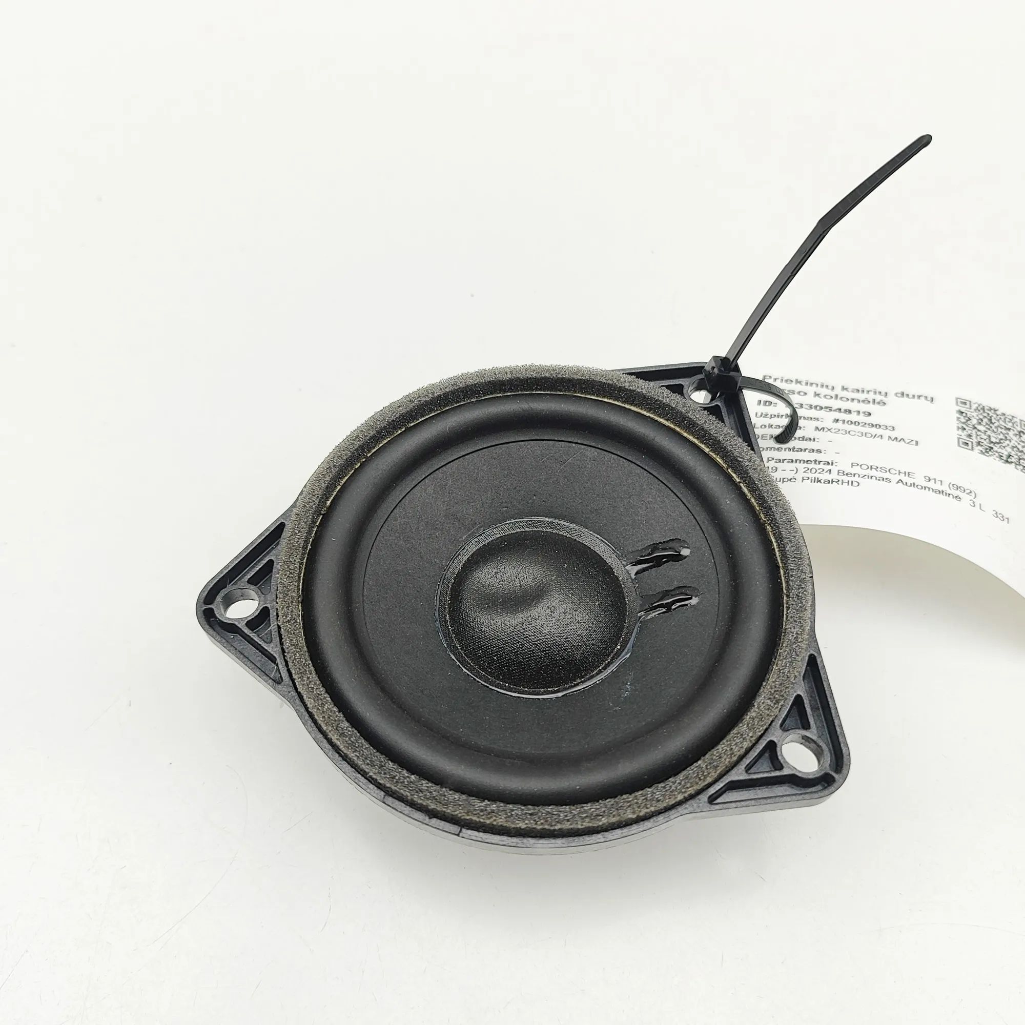 Porsche 911 (992) Front Left Door Speaker Front Left Door Speaker — PORSCHE 911 (992) (20...