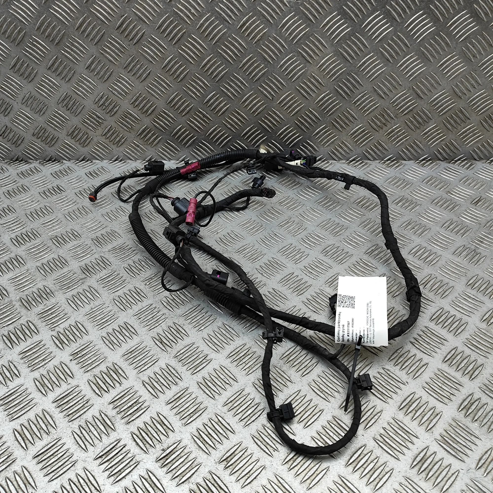 Porsche Macan Rear Parking Sensor Wiring Loom Rear Parking Sensor Wiring Loom — PORSCHE MACAN...