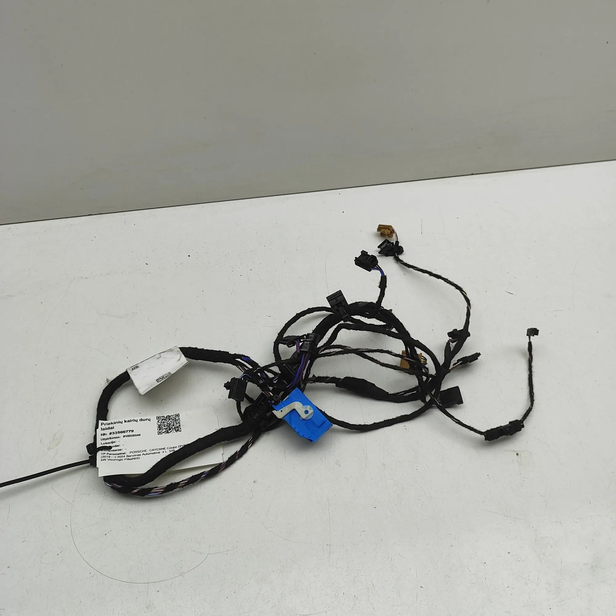Porsche Cayenne Door wiring — front left Door wiring — front left — PORSCHE CAYENNE (Cou...