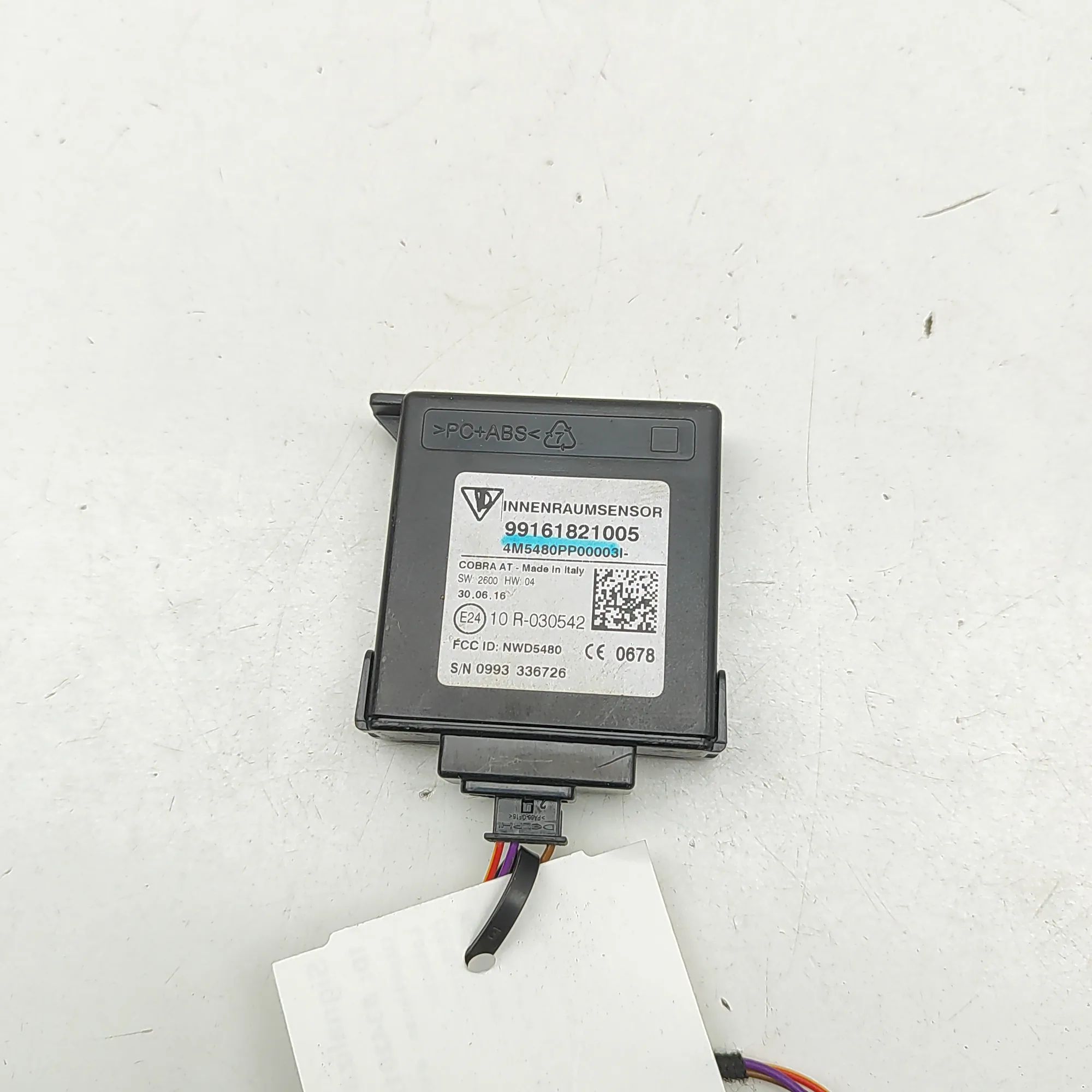 Porsche 911 (991) Alarm sensor Alarm sensor — PORSCHE 911 (991) (2011-2020) — ...