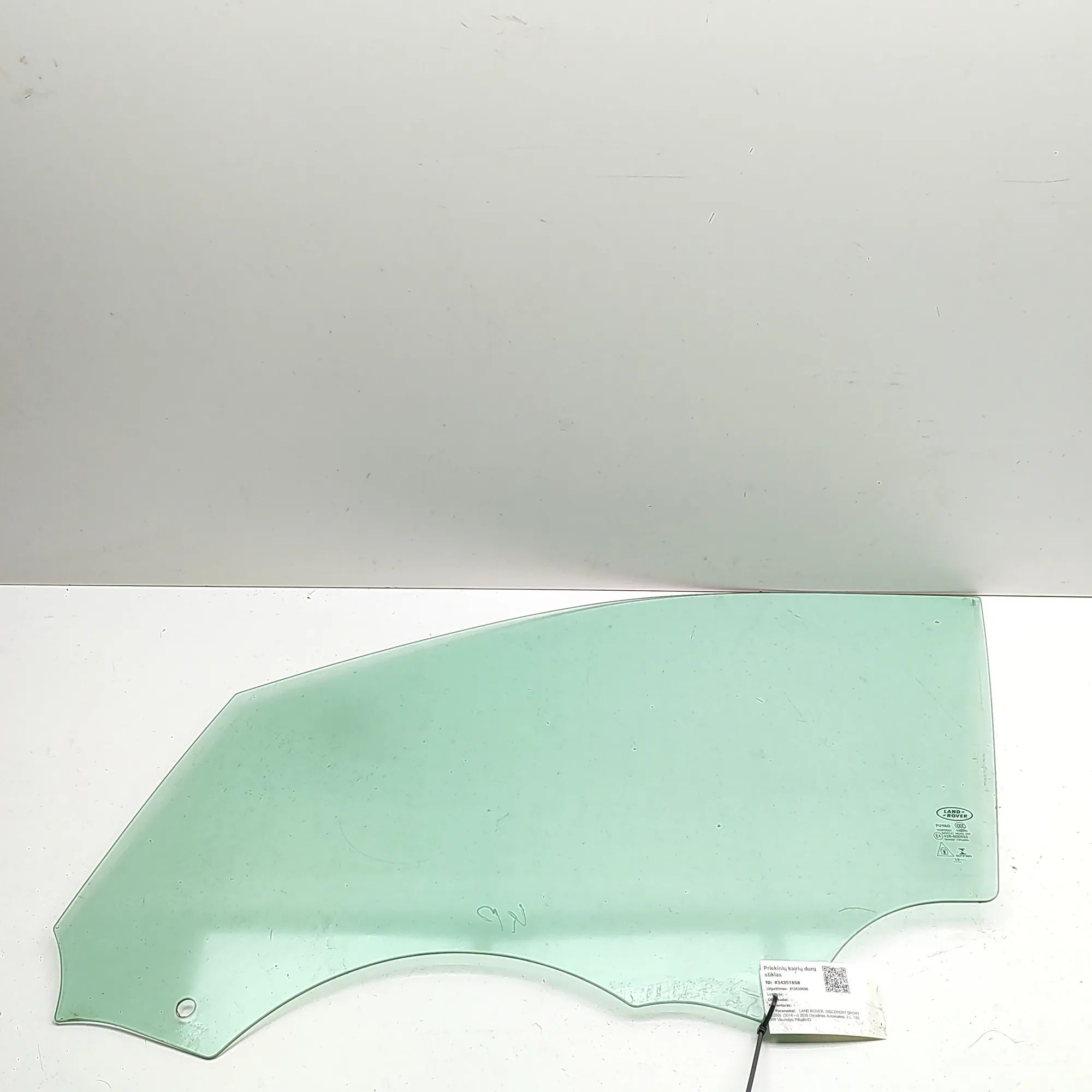 Land Rover Discovery Sport Front Left Door Window Front Left Door Window — LAND ROVER DISCOVERY S...