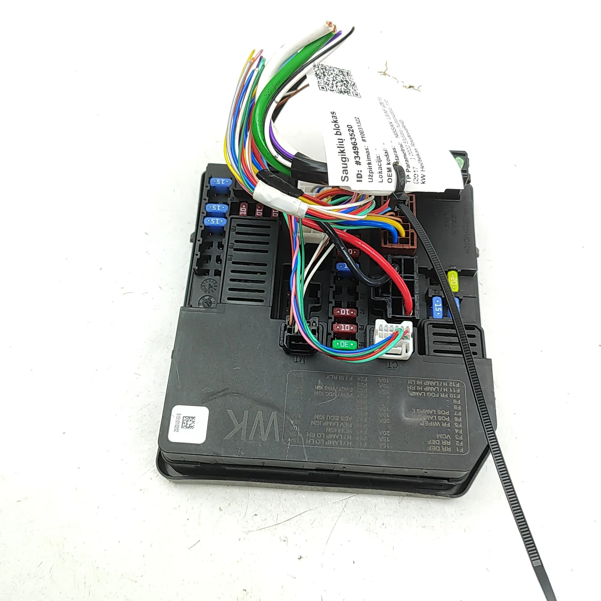 Nissan Leaf Fuse Box Module Fuse Box Module — NISSAN LEAF (ZE1) (2017-...) ...