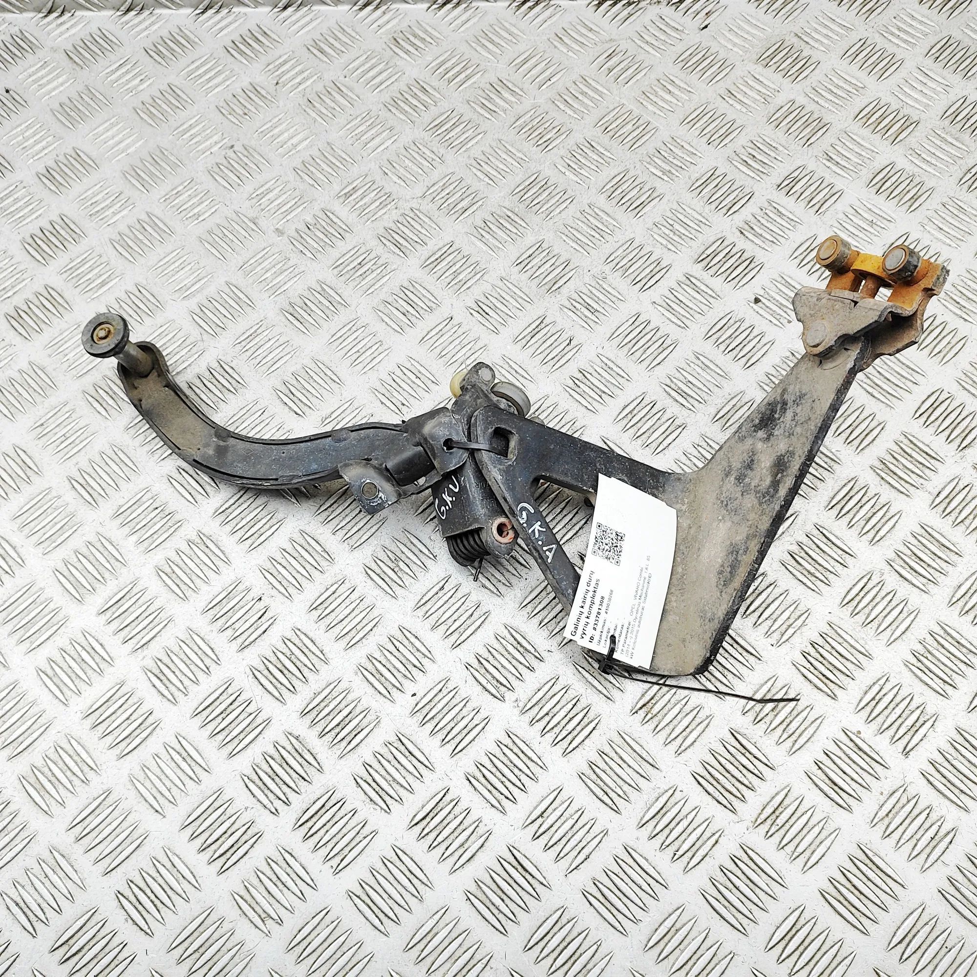 Opel Vivaro (B) Door hinge set — rear left Door hinge set — rear left — OPEL VIVARO (Combi...