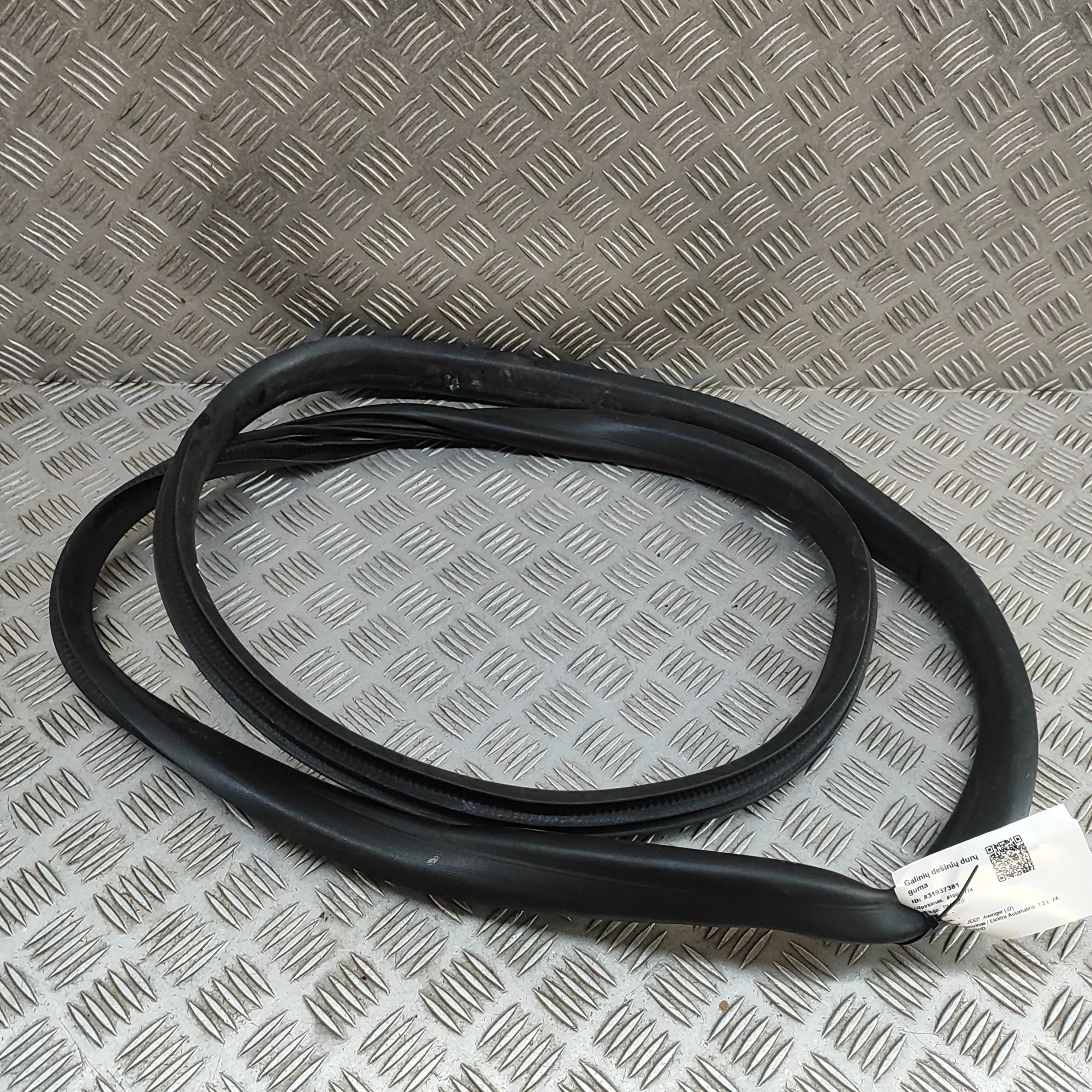 Jeep Avenger Door rubber seal — rear right Door rubber seal — rear right — JEEP AVENGER (J...