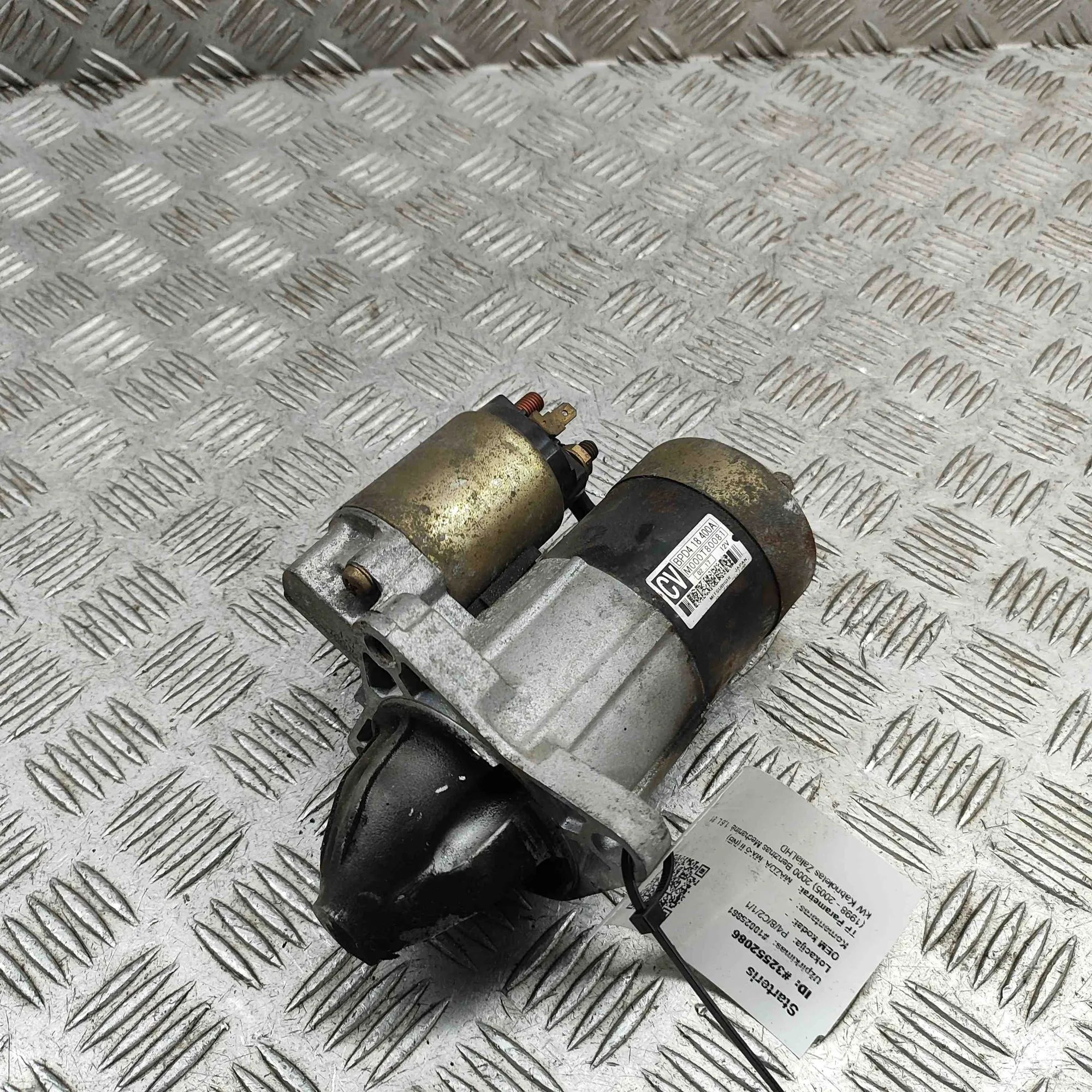 Mazda MX-5 Starter Motor Starter motor — MAZDA MX-5 (II NB) (1998-2005) ...