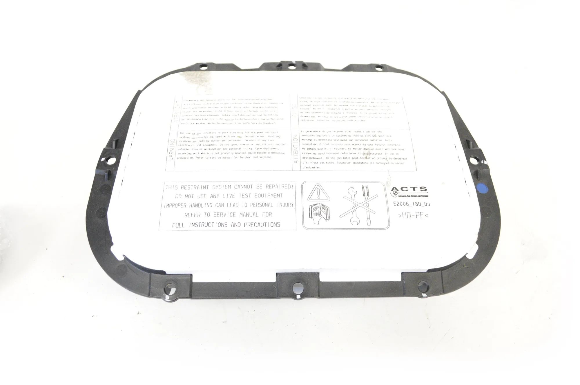 Jaguar XK Dashboard Safety Bag SRS Dashboard Safety Bag SRS — JAGUAR XK (Coupe X15...
