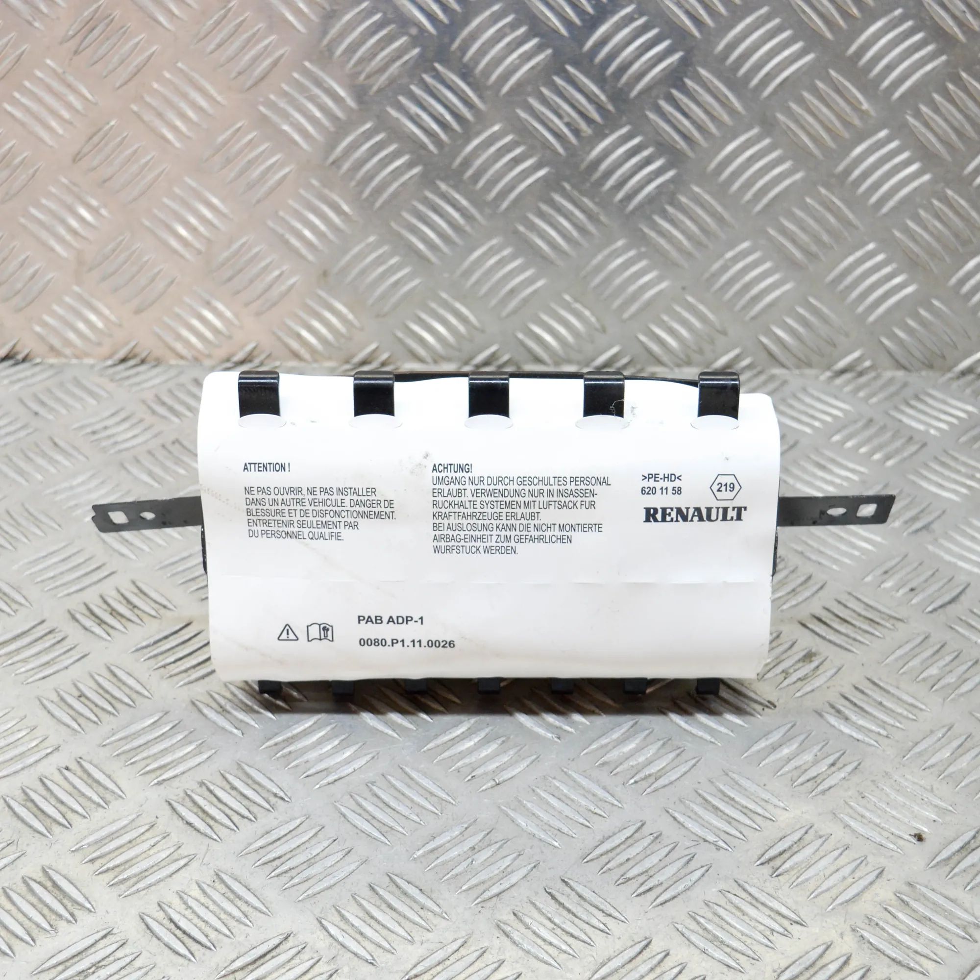 Renault Zoe Dashboard Safety Bag SRS
