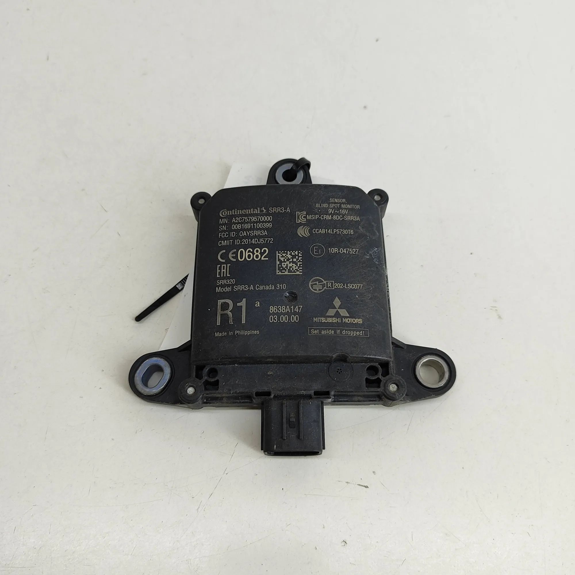 Mitsubishi Outlander Blind Spot Control Module Blind Spot Control Module — MITSUBISHI OUTLANDE...
