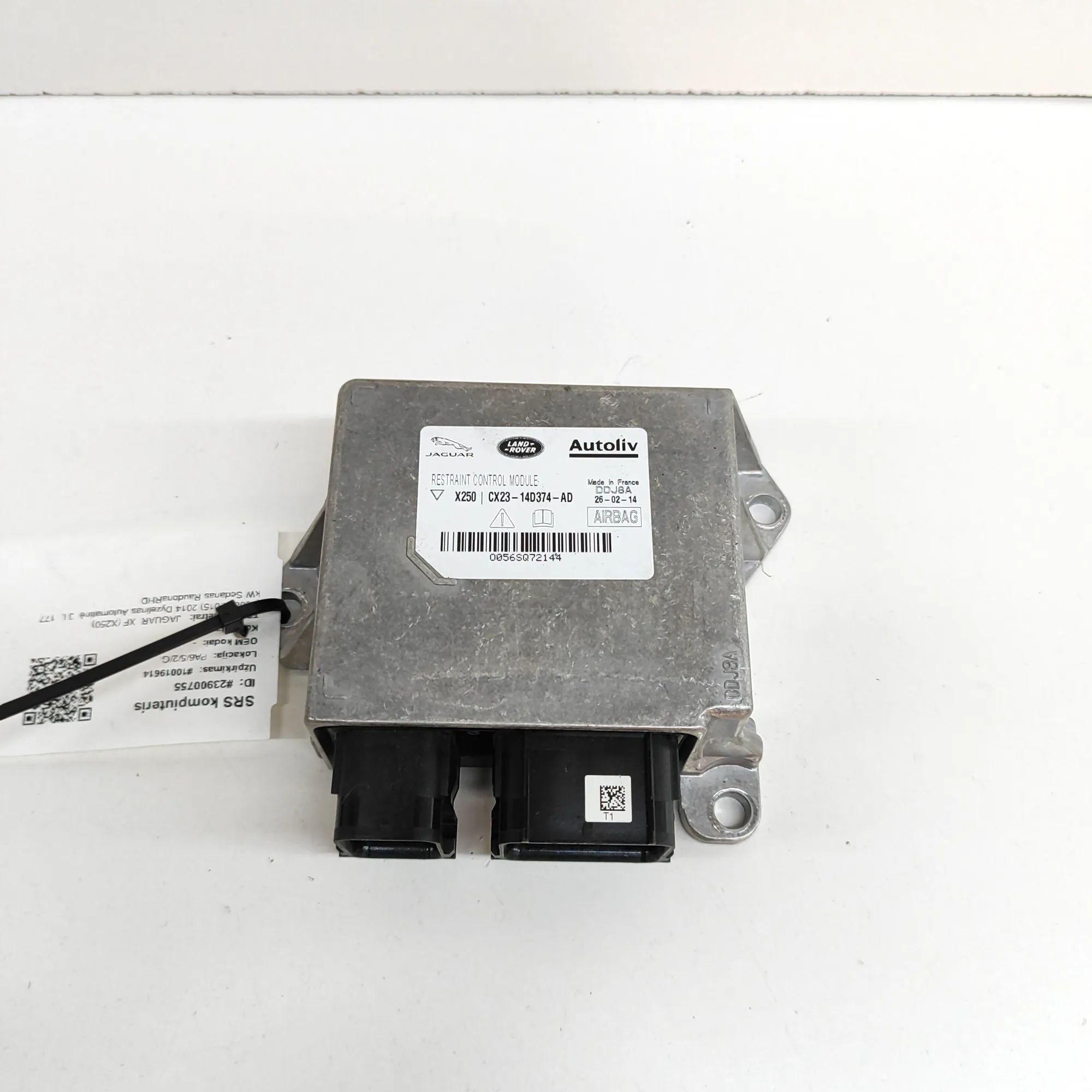 Jaguar XF SRS Control Unit SRS Control Unit — JAGUAR XF (X250) (2008-2015)...