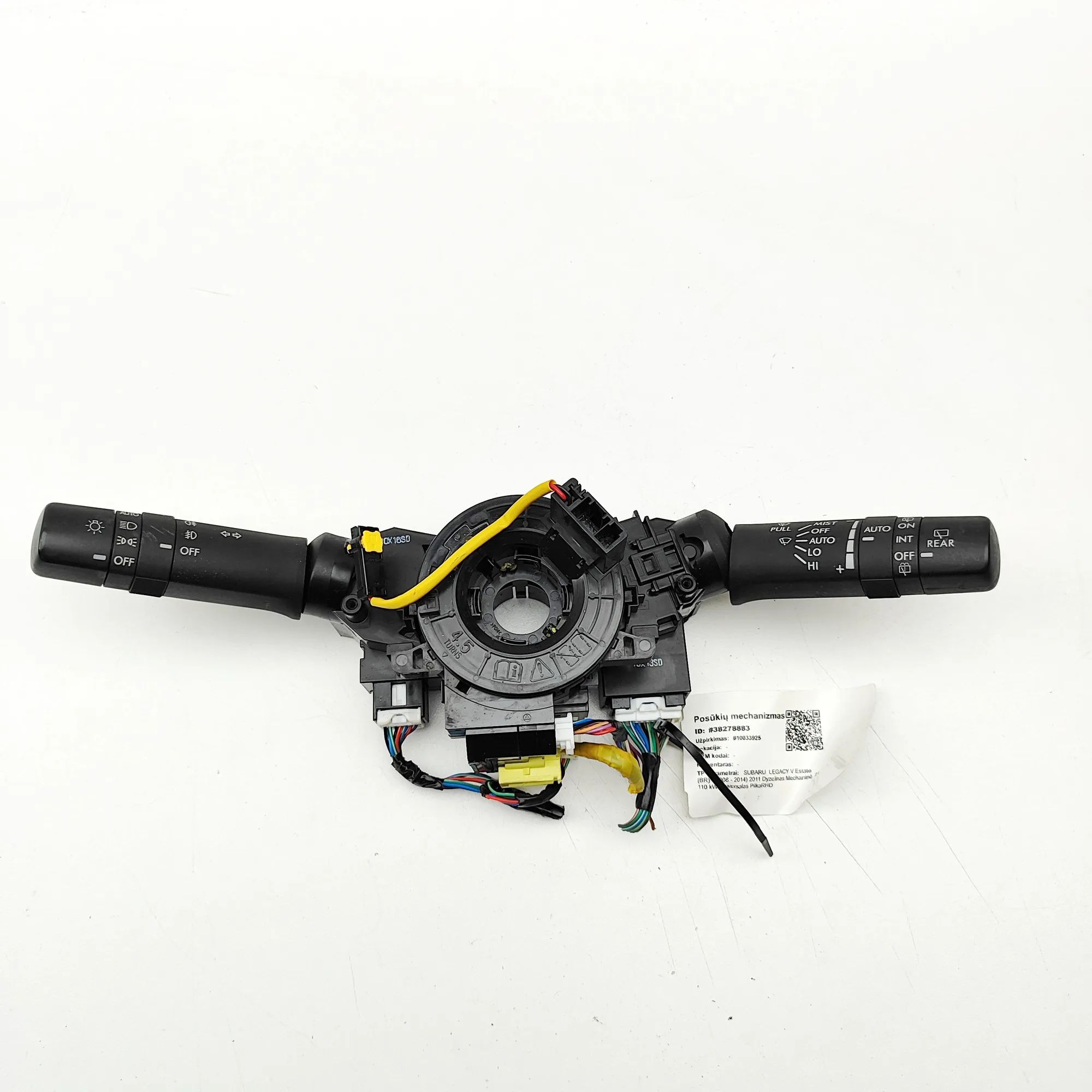 Subaru Legacy Indicator Wiper Stalk Switch Indicator Wiper Stalk Switch — SUBARU LEGACY (V...