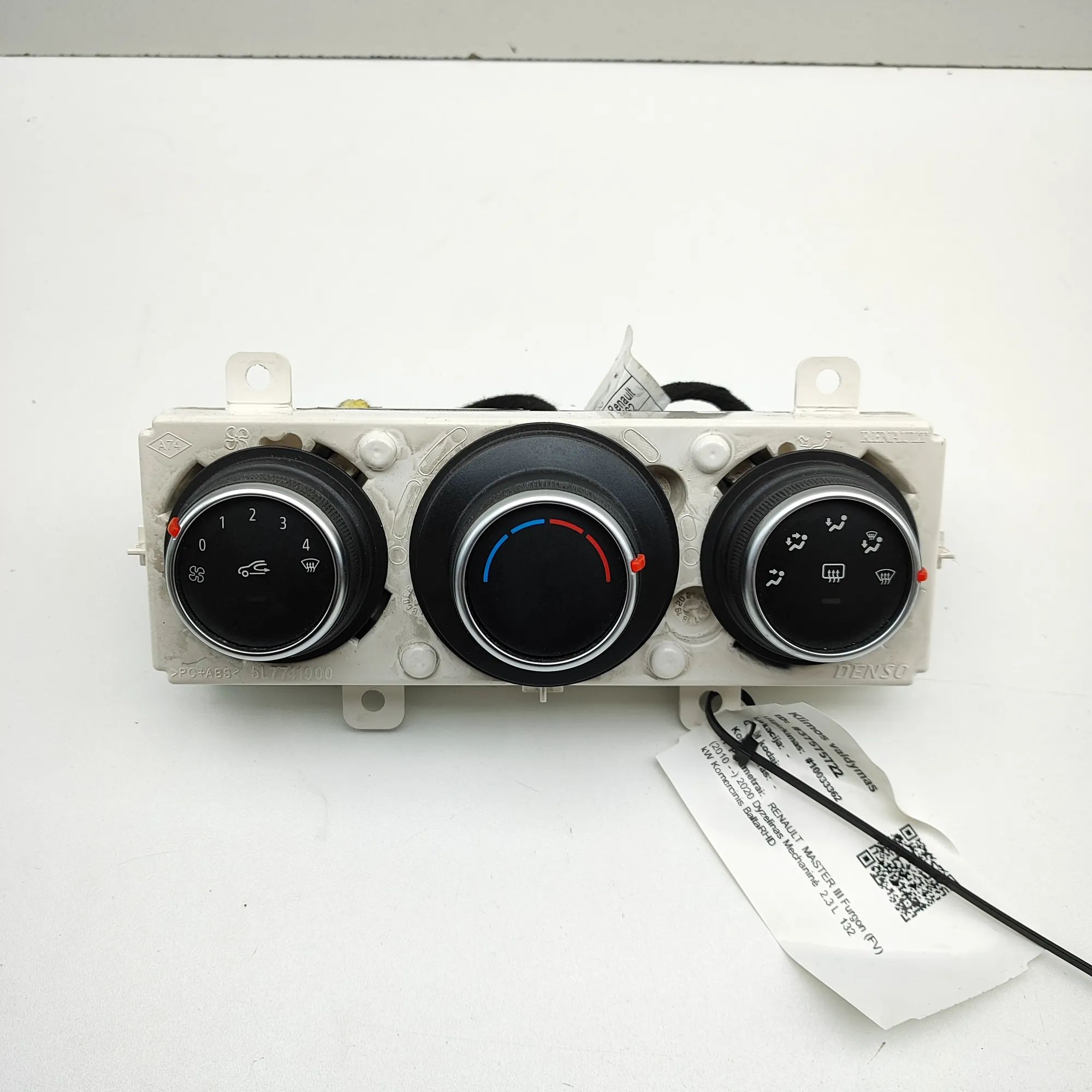 Renault Master Climate control unit Climate control unit — RENAULT MASTER (III Van ...