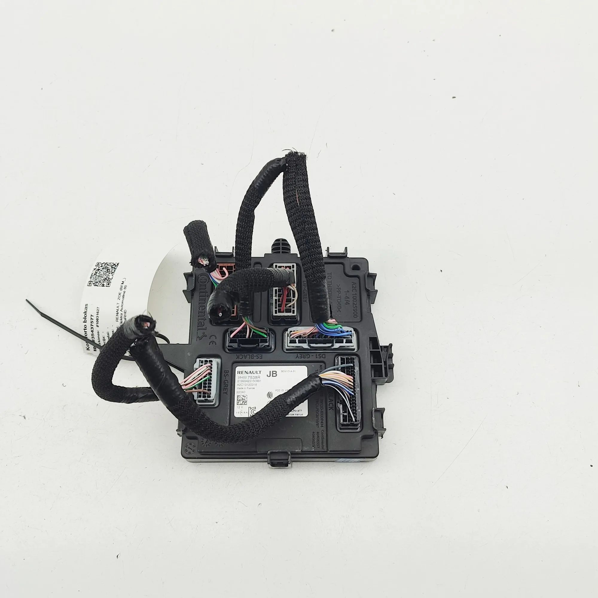 Renault Zoe Comfort Control Unit