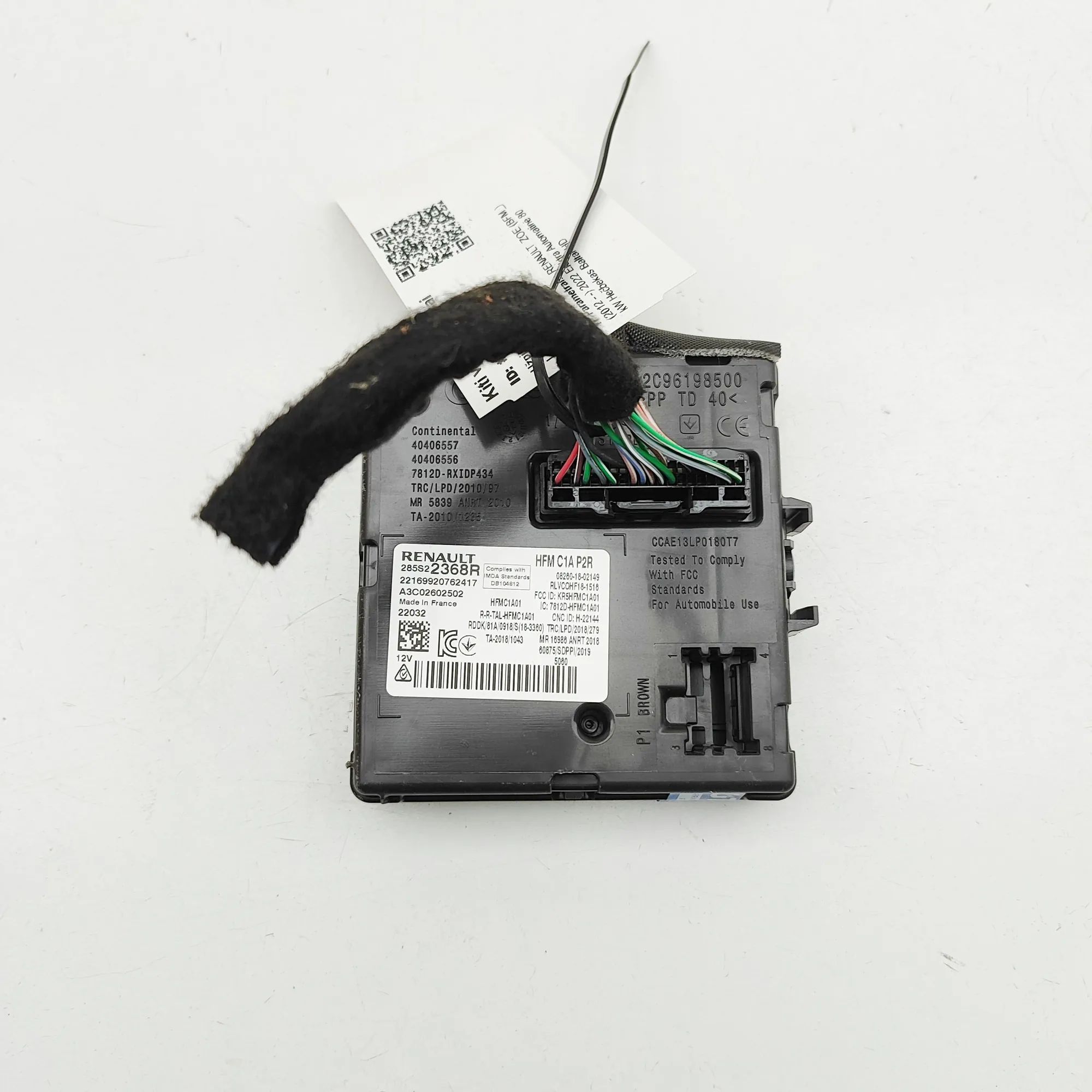 Renault Zoe Keyless Control Unit