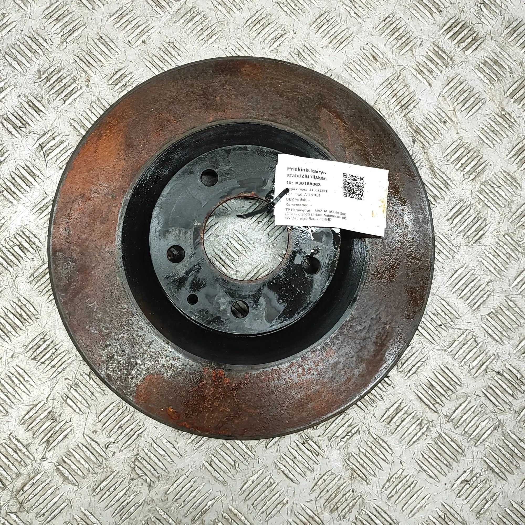 Mazda MX-30 Front Left Brake Disc Front Left Brake Disc — MAZDA MX-30 (DR) (2020-...