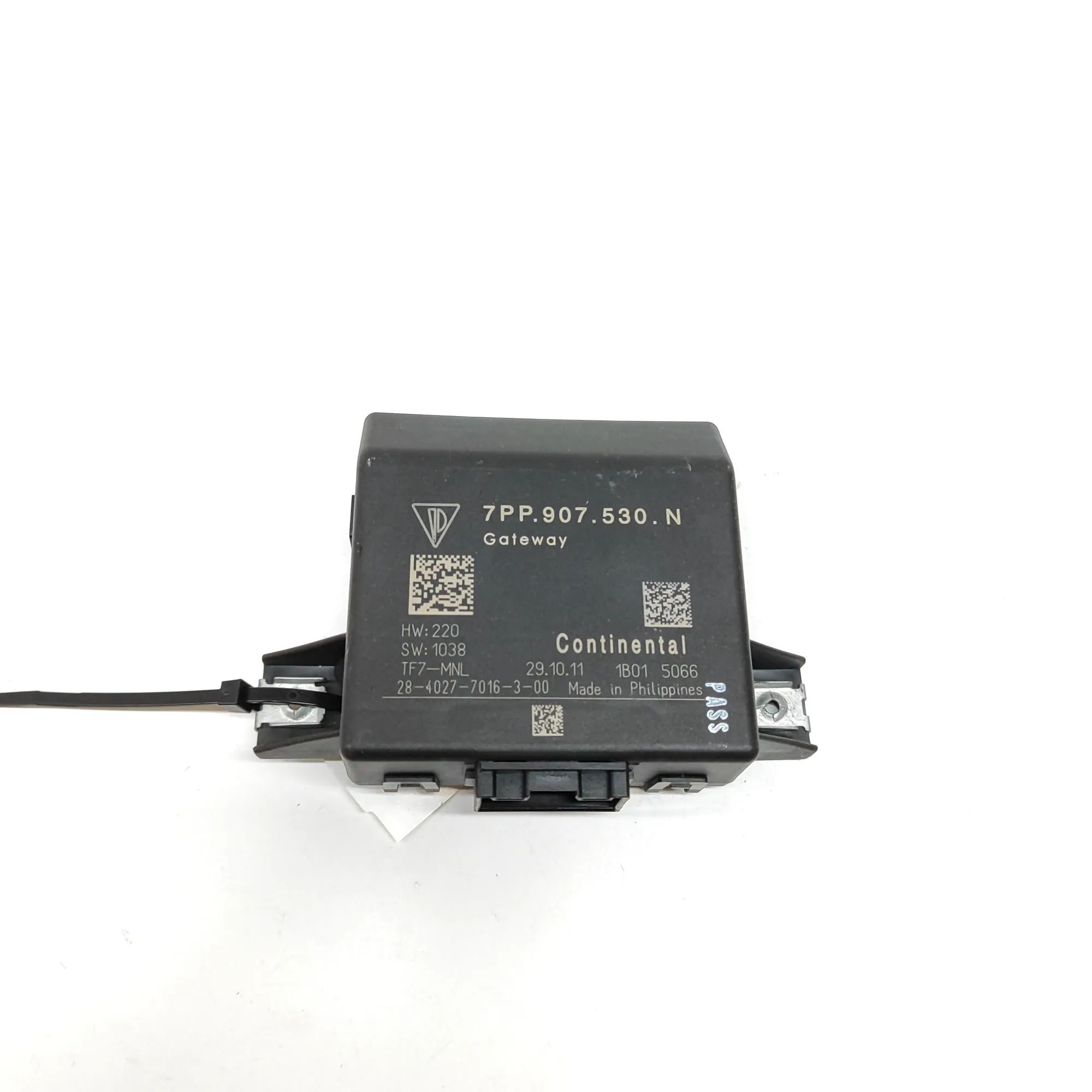 Porsche Cayenne Gateway Control Unit Gateway Control Unit — PORSCHE CAYENNE (92A) (2...