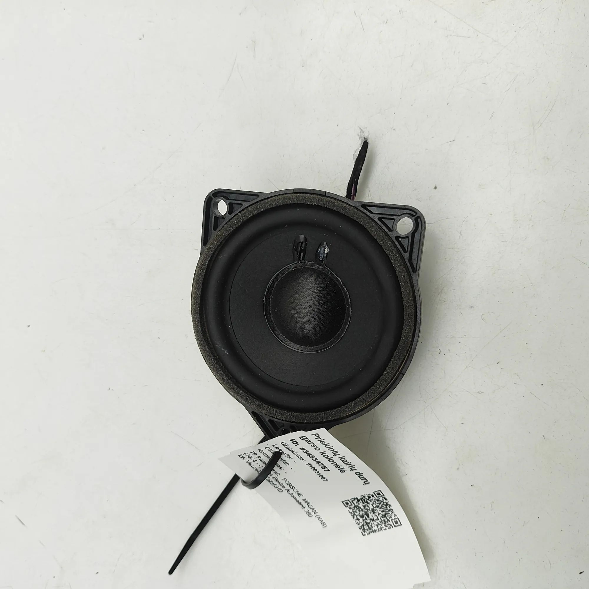Porsche Macan (XAB) Front Left Door Speaker Front Left Door Speaker — PORSCHE MACAN (XAB) (...