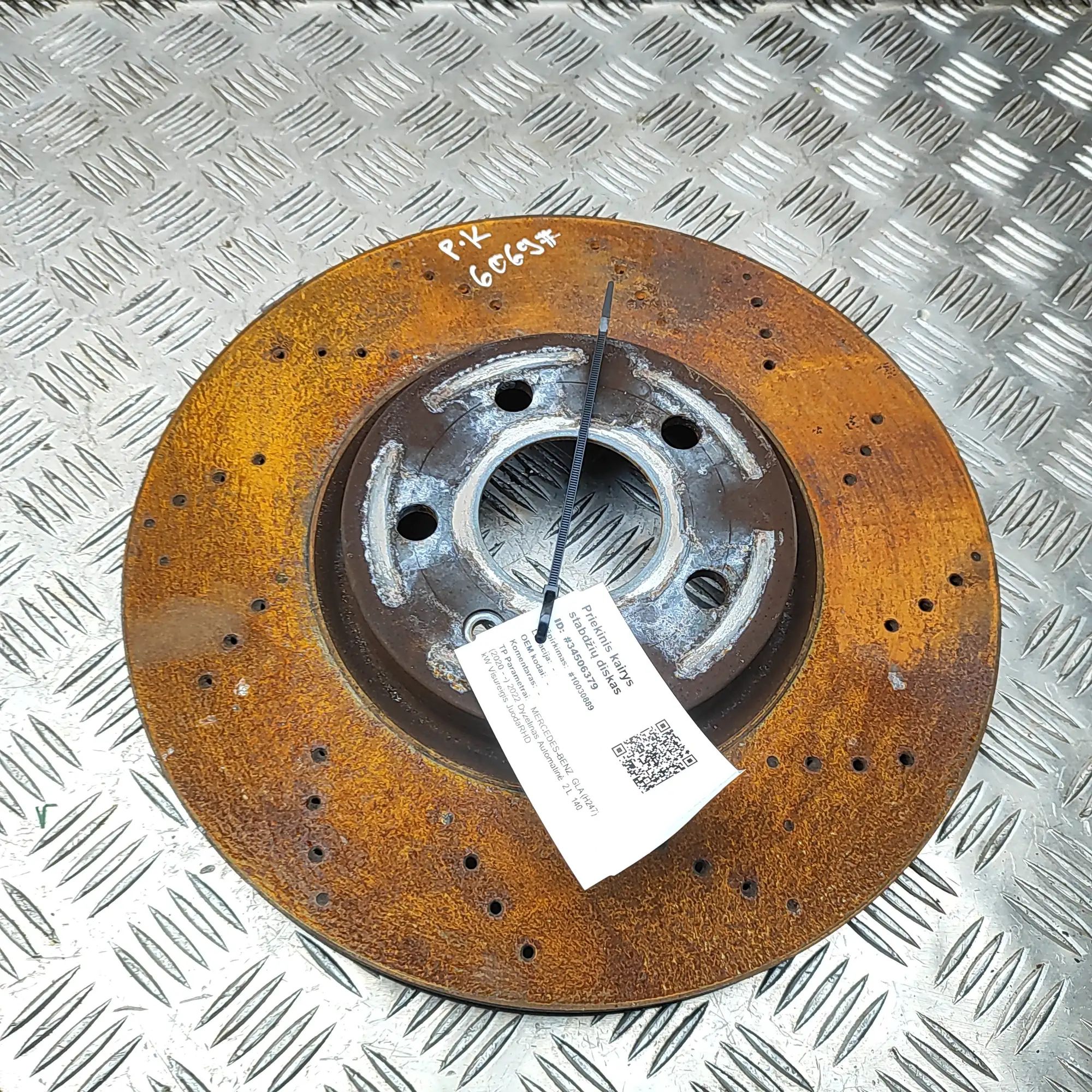Mercedes-Benz GLA / EQA (H247) Front Left Brake Disc Front Left Brake Disc — MERCEDES BENZ GLA (H247...