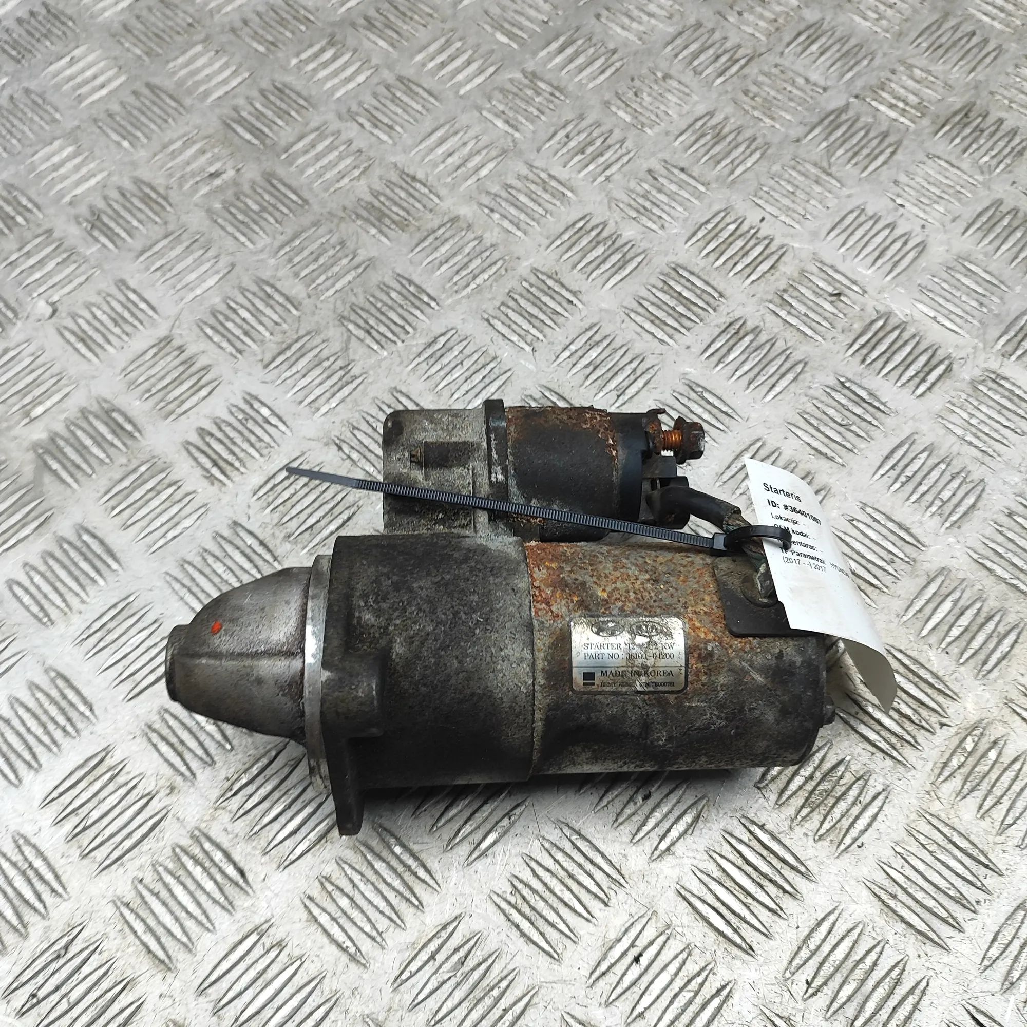 Hyundai Kona Starter Motor Starter motor — HYUNDAI KONA (2017-...) — 36100...