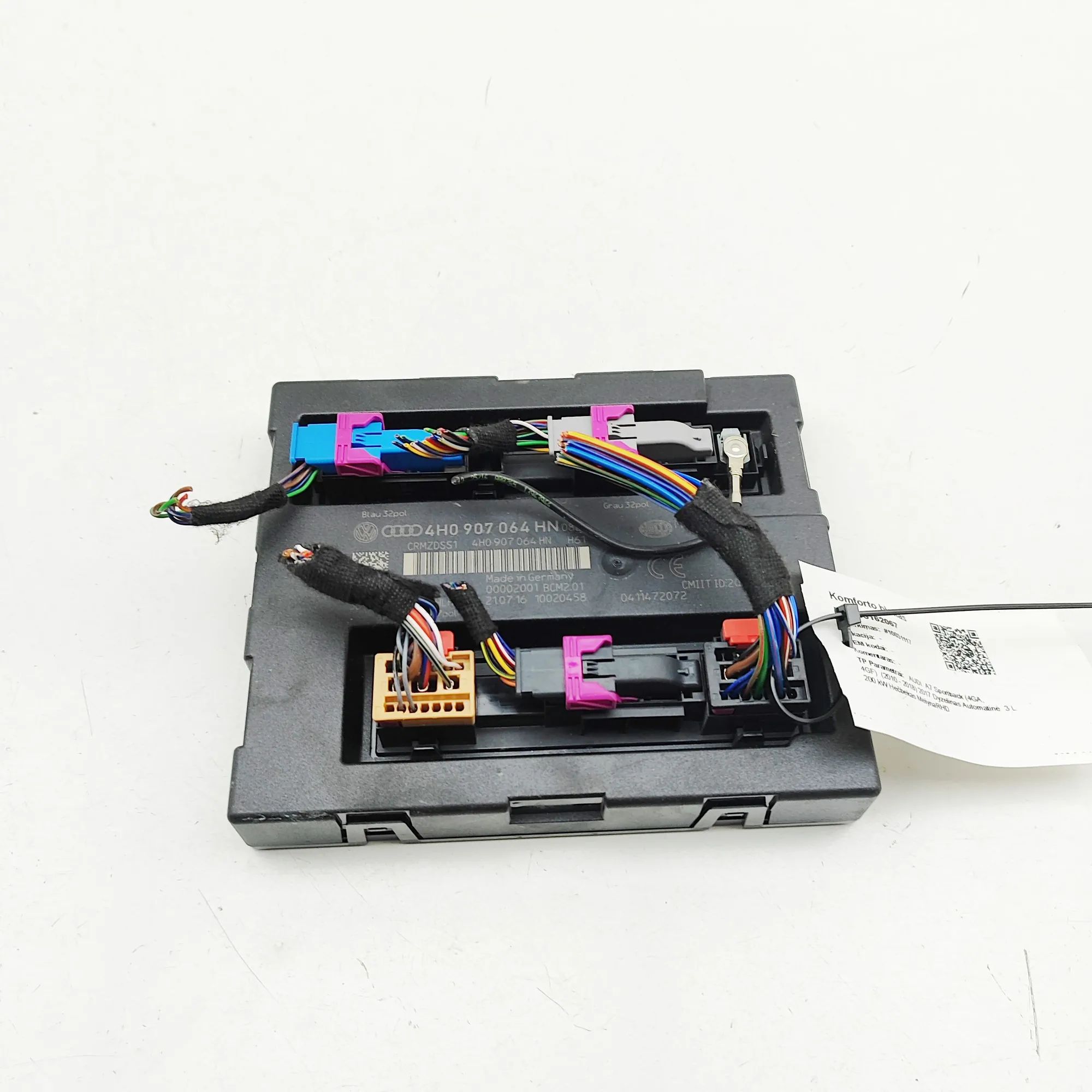 Audi A7 (4G) Comfort Control Unit Comfort Control Unit — AUDI A7 (Sportback 4GA, ...