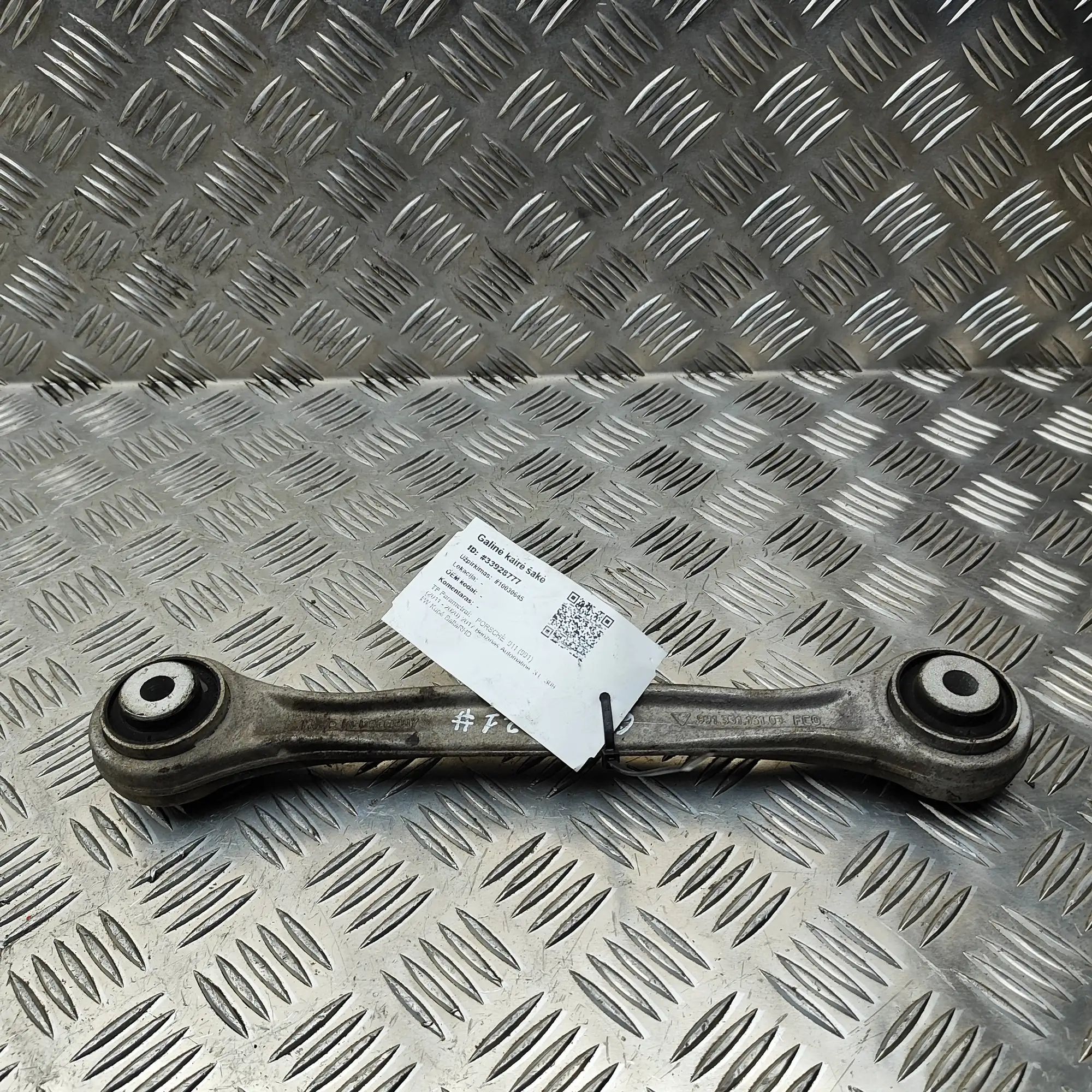 Porsche 911 (991) Control arm — rear left Control arm — rear left — PORSCHE 911 (991) (20...