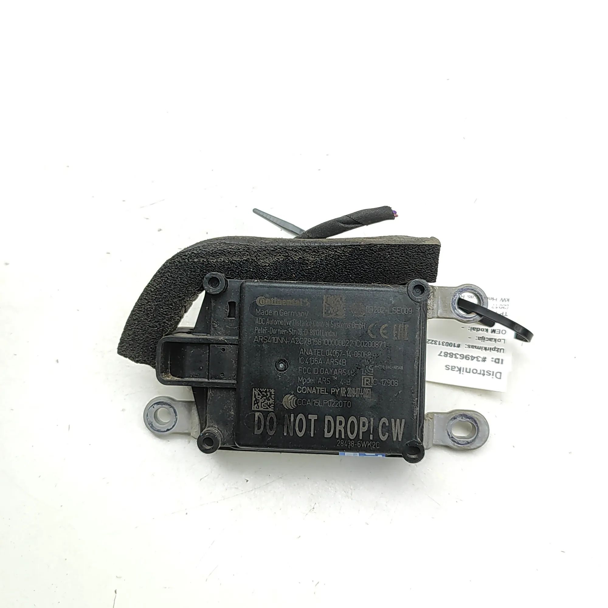 Nissan Leaf Distance Radar Sensor Distance Radar Sensor — NISSAN LEAF (ZE1) (2017...