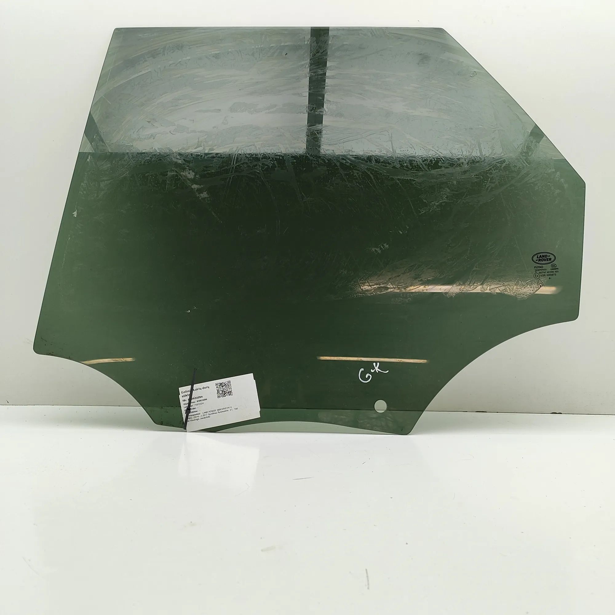 Land Rover Discovery Rear Left Door Window Rear Left Door Window — LAND ROVER DISCOVERY (V...