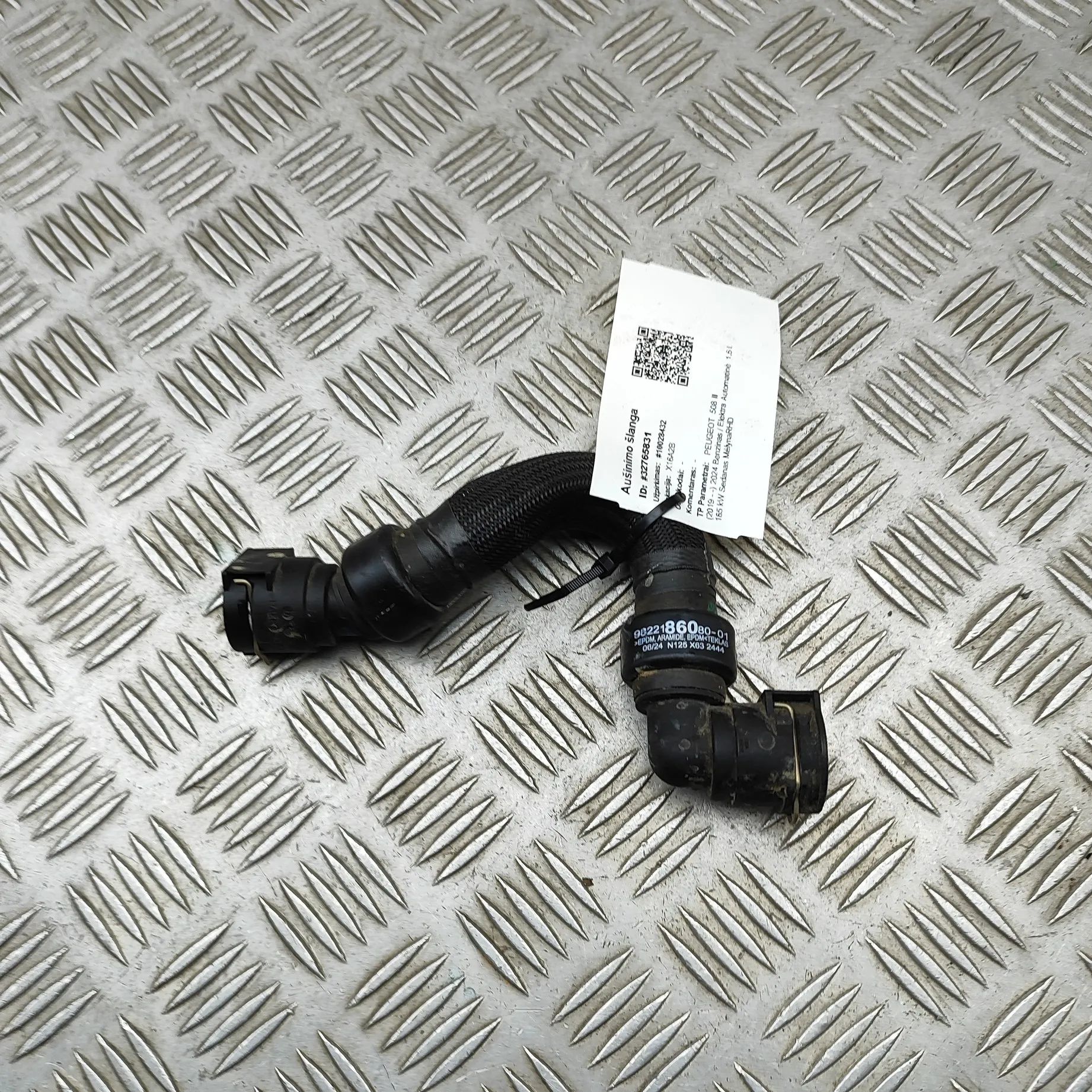 Peugeot 508 Coolant hose Coolant hose — PEUGEOT 508 (II) (2019-...) — 98...