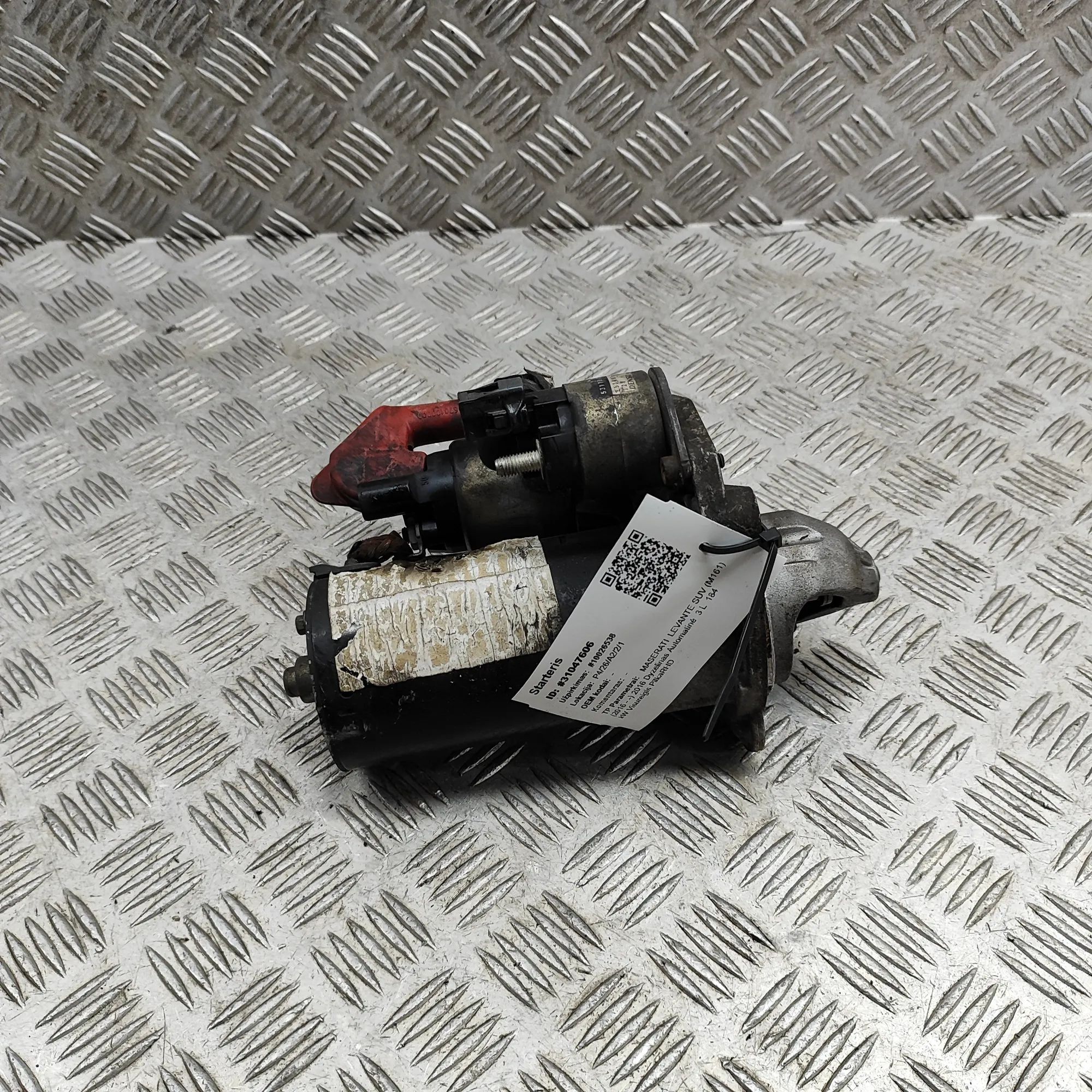 Maserati Levante Starter Motor Starter motor — MASERATI LEVANTE (SUV M161) (20...