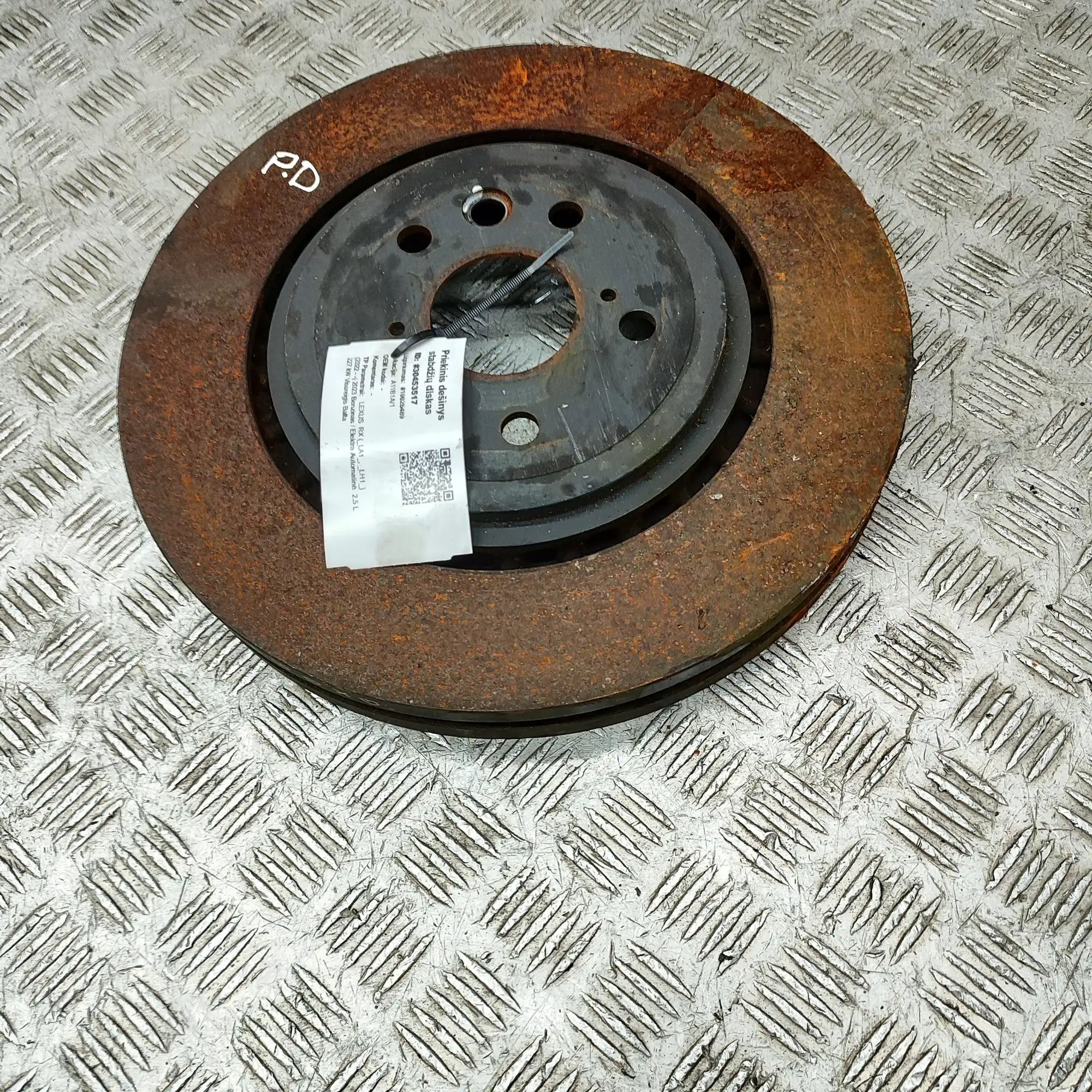 Lexus RX Front Right Brake Disc Front Right Brake Disc — LEXUS RX (_LA1_, _LH1_...