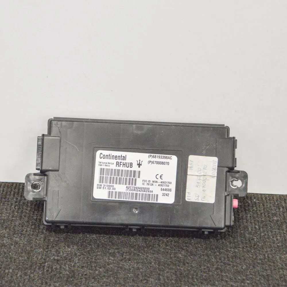 Maserati Ghibli Keyless Control Unit Keyless Control Unit — MASERATI GHIBLI (M157) (...