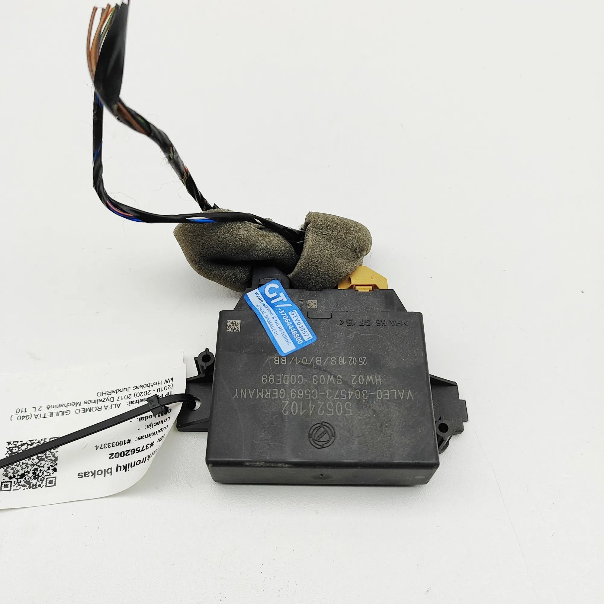 Alfa-Romeo Giulietta (940) PDC Parking Sensor Control Unit PDC Parking Sensor Control Unit — ALFA ROMEO GI...