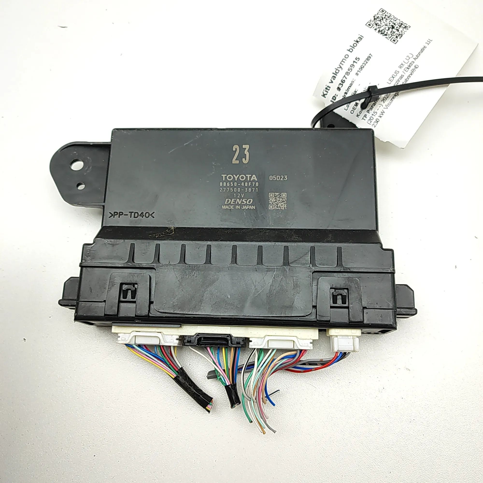 Lexus RX Climate control unit Climate control unit — LEXUS RX (_L2_) (2015-.....