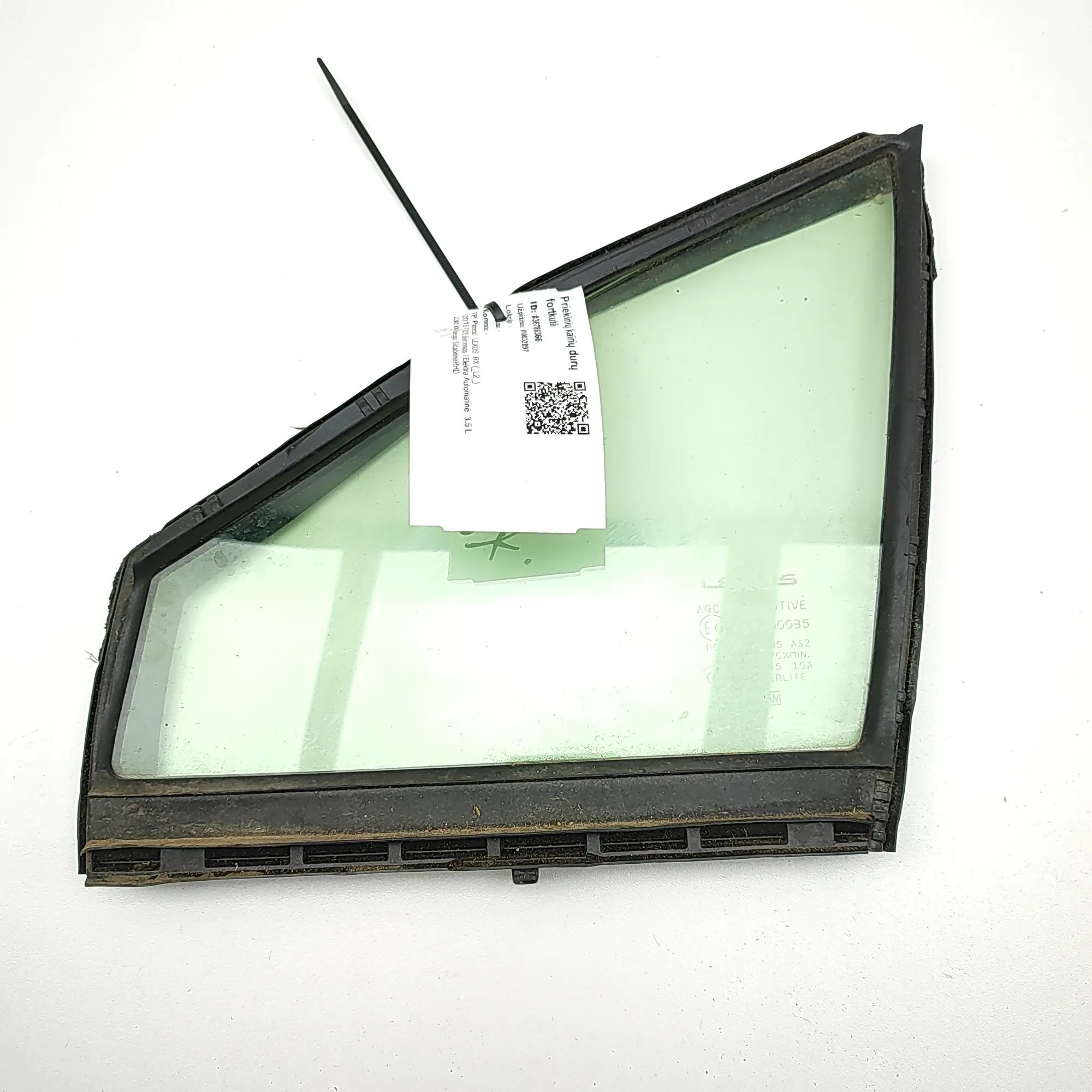 Lexus RX Door quarter window — front left Door quarter window — front left — LEXUS RX (_L...