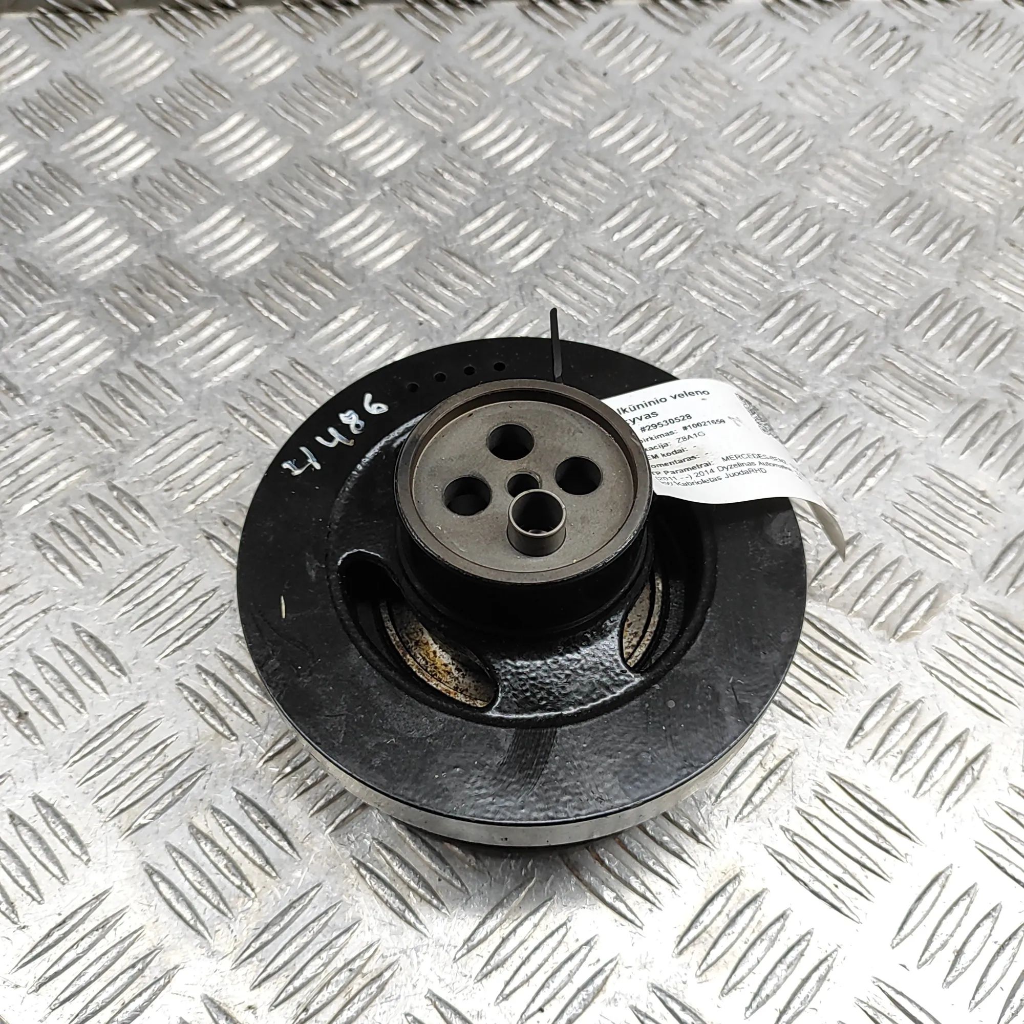 Mercedes-Benz SLK (R172) Шкив коленчатого вала Crankshaft pulley — MERCEDES BENZ SLK (R172) (2...