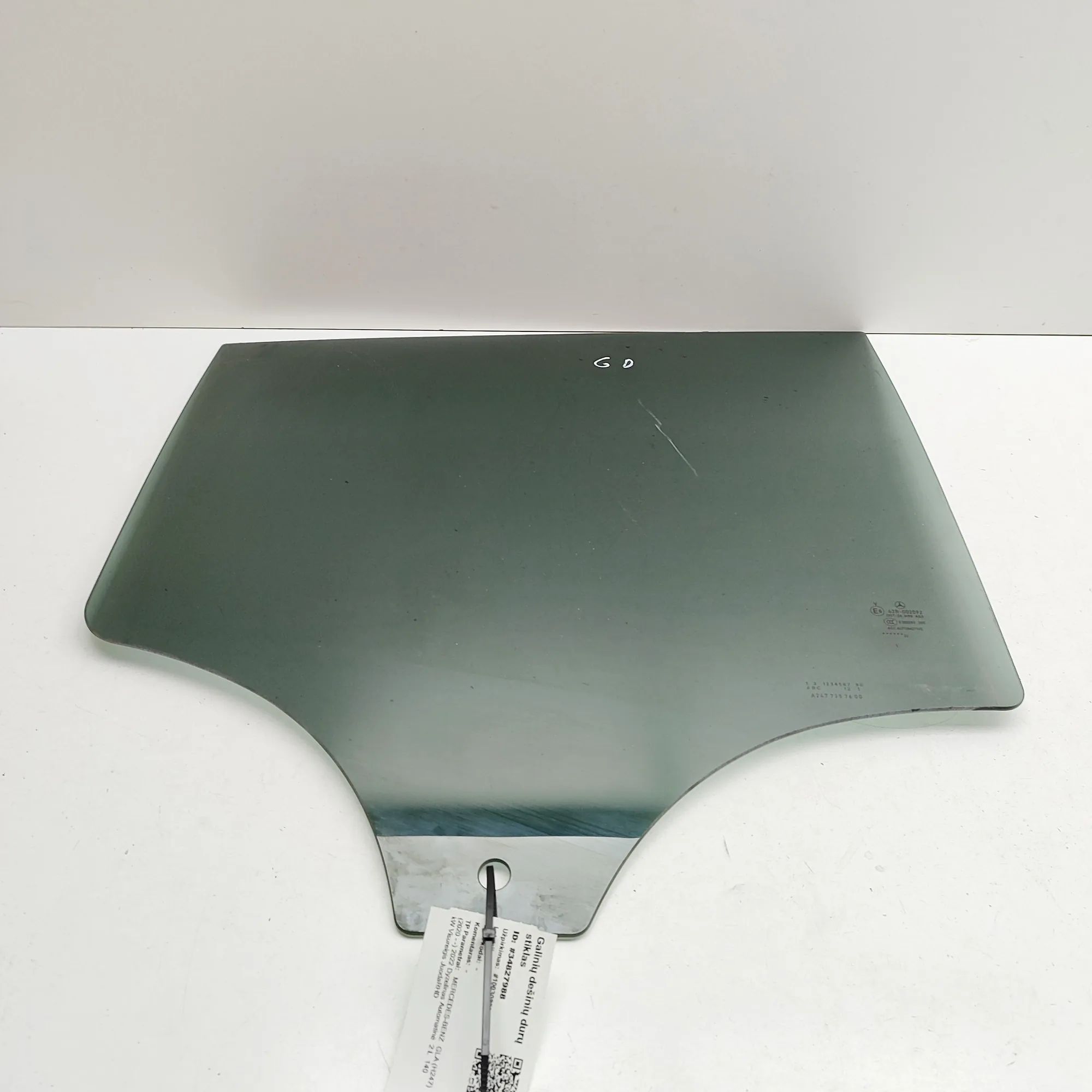 Mercedes-Benz GLA / EQA (H247) Right rear door window Right rear door window — MERCEDES BENZ GLA (H24...