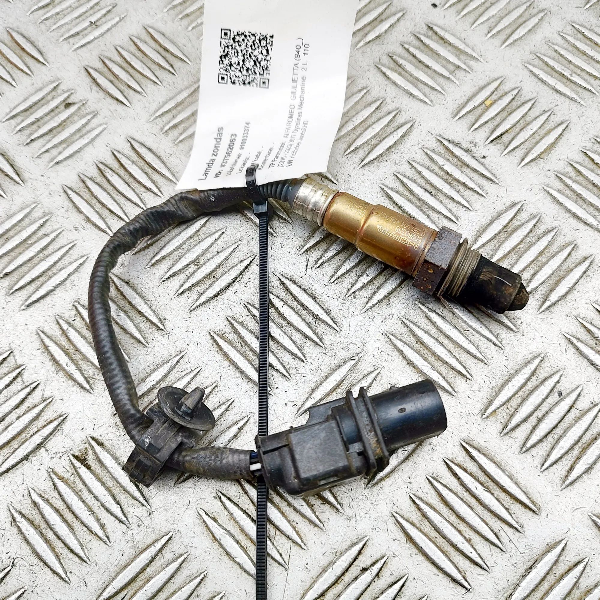 Alfa-Romeo Giulietta (940) Lambda Oxygen Sensor Lambda Oxygen Sensor — ALFA ROMEO GIULIETTA (94...