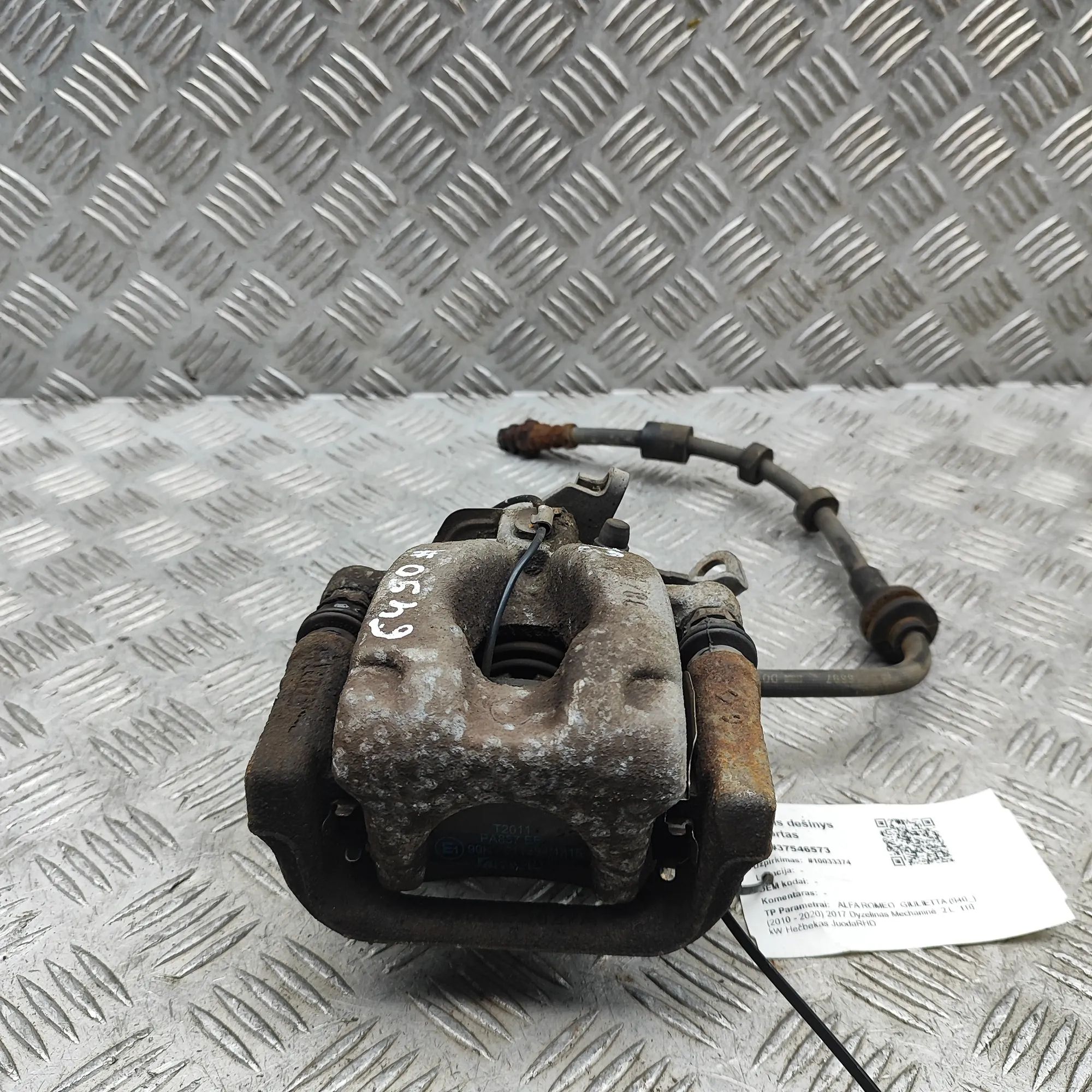 Alfa-Romeo Giulietta (940) Brake caliper — rear right Brake caliper — rear right — ALFA ROMEO GIULIET...